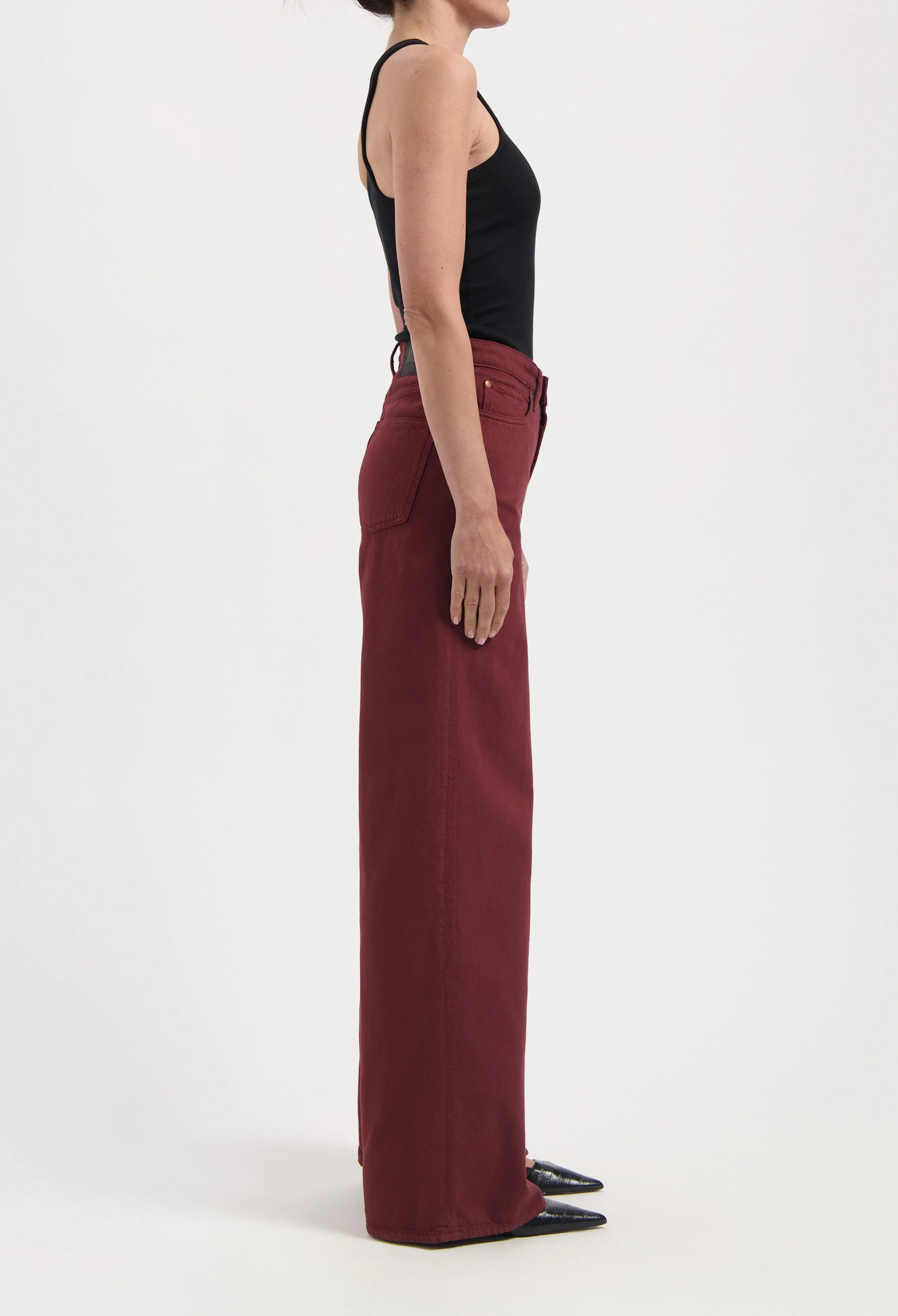 Sara High Loose Flow - Burgundy