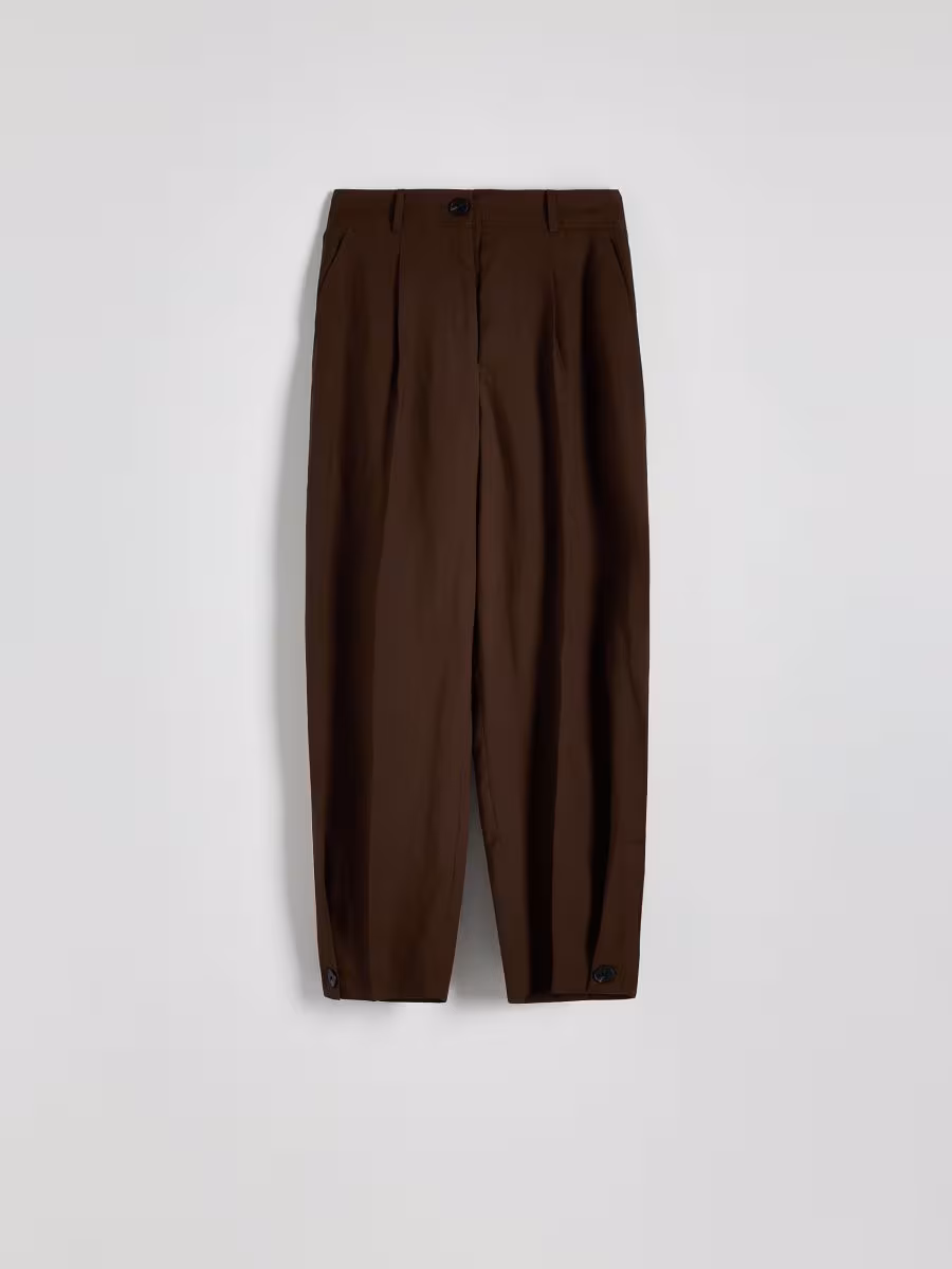 Lyocell Rich Trousers With Linen Blend