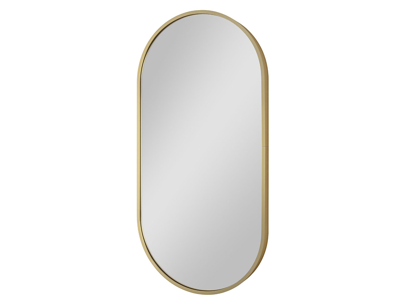 Lustro ścienne Joy Gold 40x80 cm owalne złote