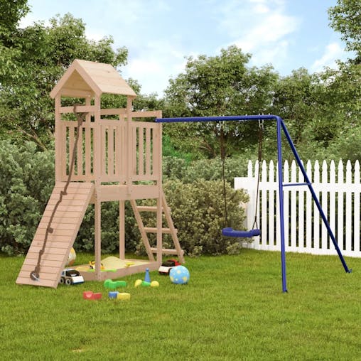 NNEVL Outdoor Playset Solid Wood Pine