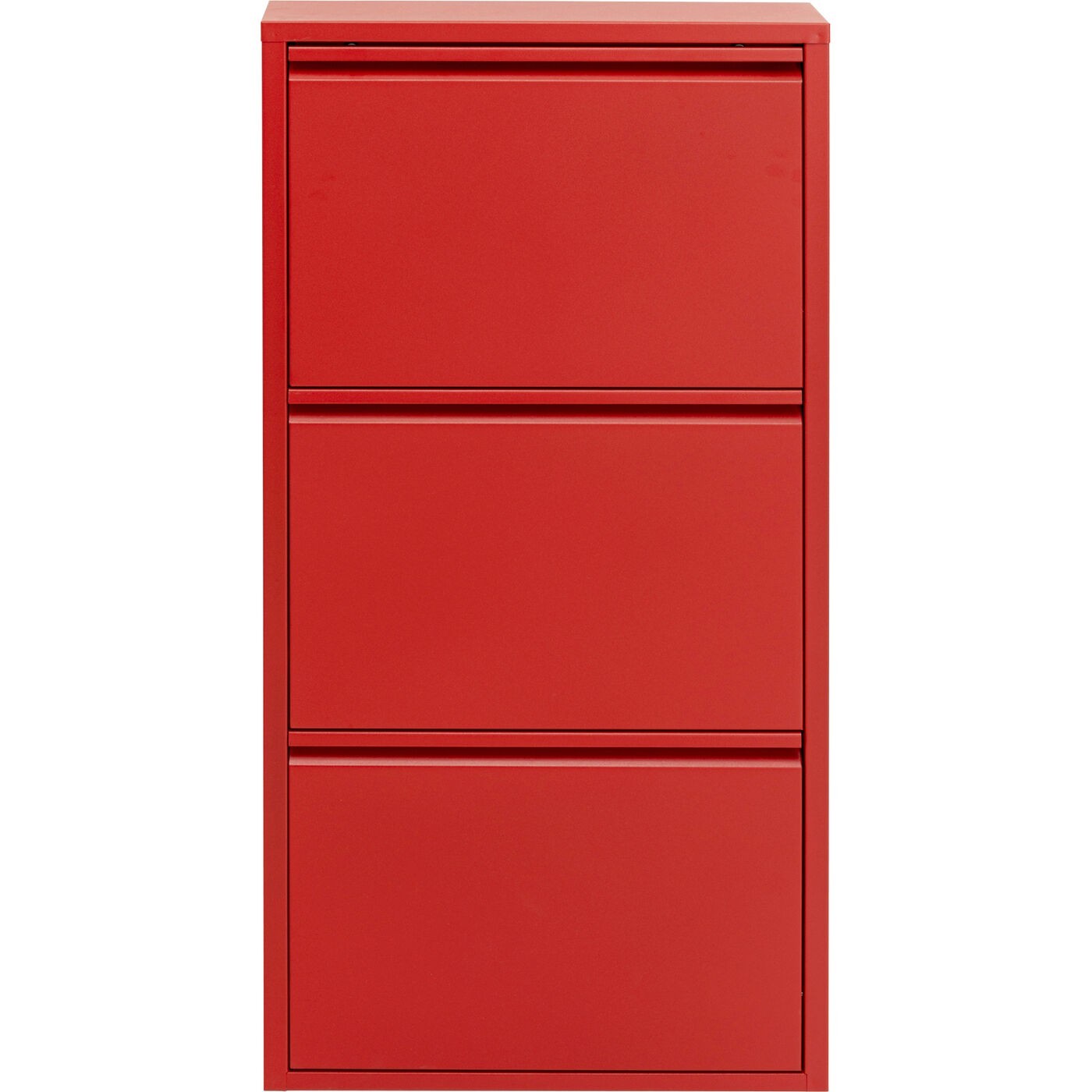 Kare Design Schoenenkast Caruso rood 3 laden