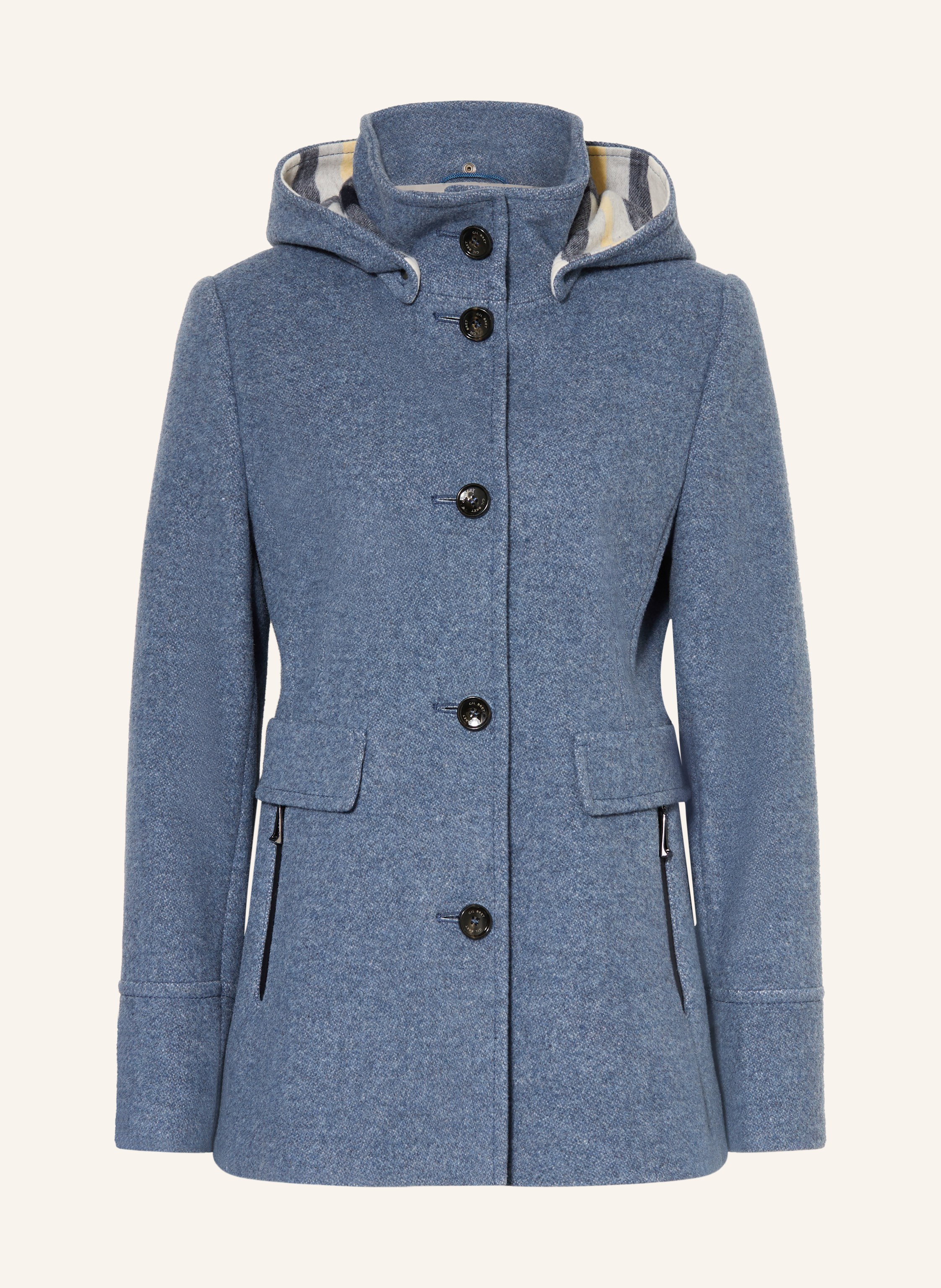 GIL BRET Jacke mit abnehmbarer Kapuze