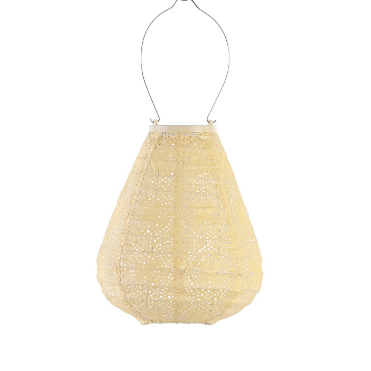 Lumiz solar lampion - charme tulip - 20 cm - geel