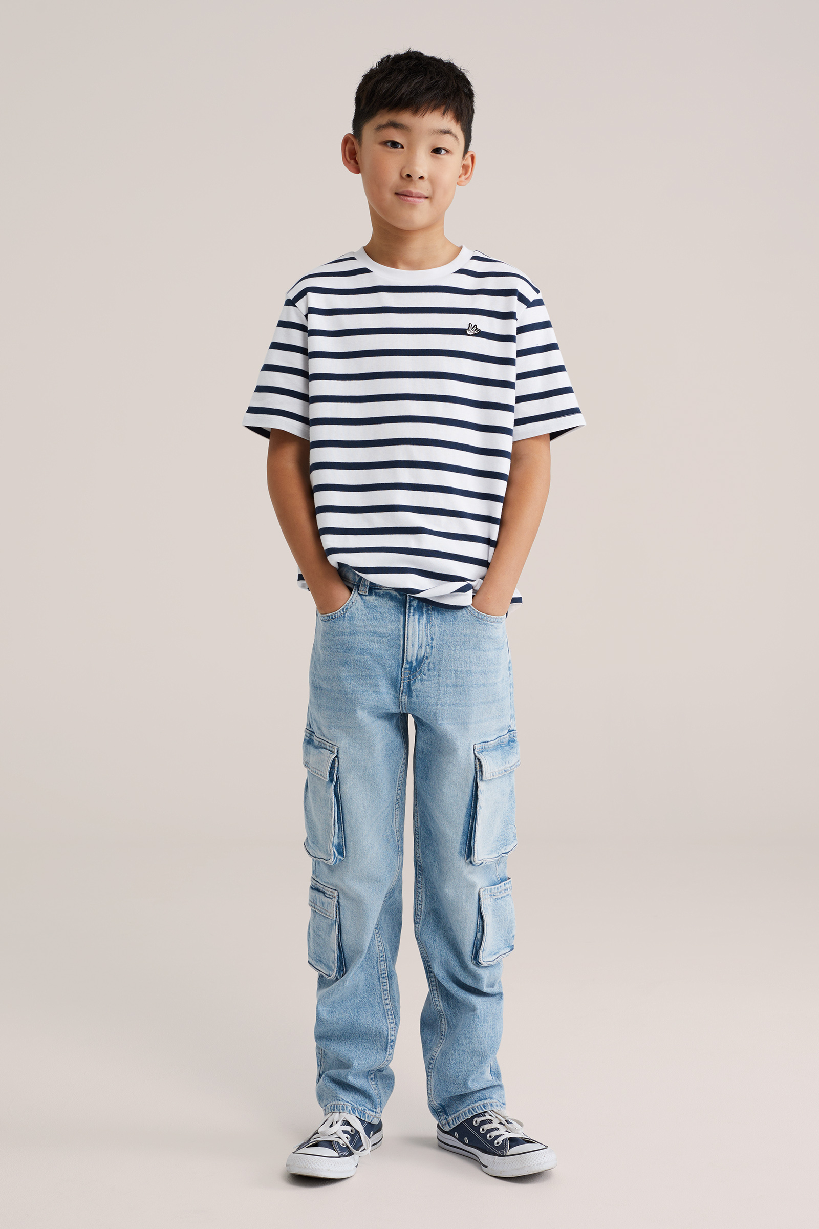 Jongens loose fit cargojeans