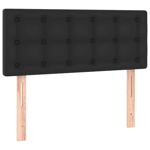 NNEVL Headboard Black 100x5x78/88 cm Faux Leather