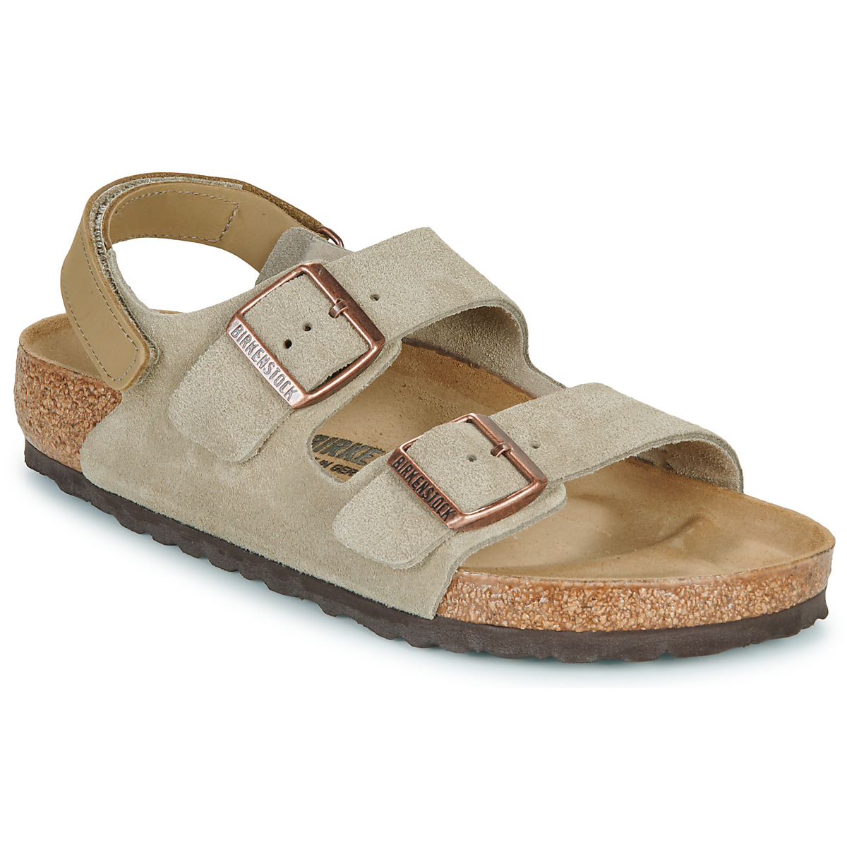 BIRKENSTOCK - Milano AS Kids LEVE Taupe - Suede / Taupe / Regular