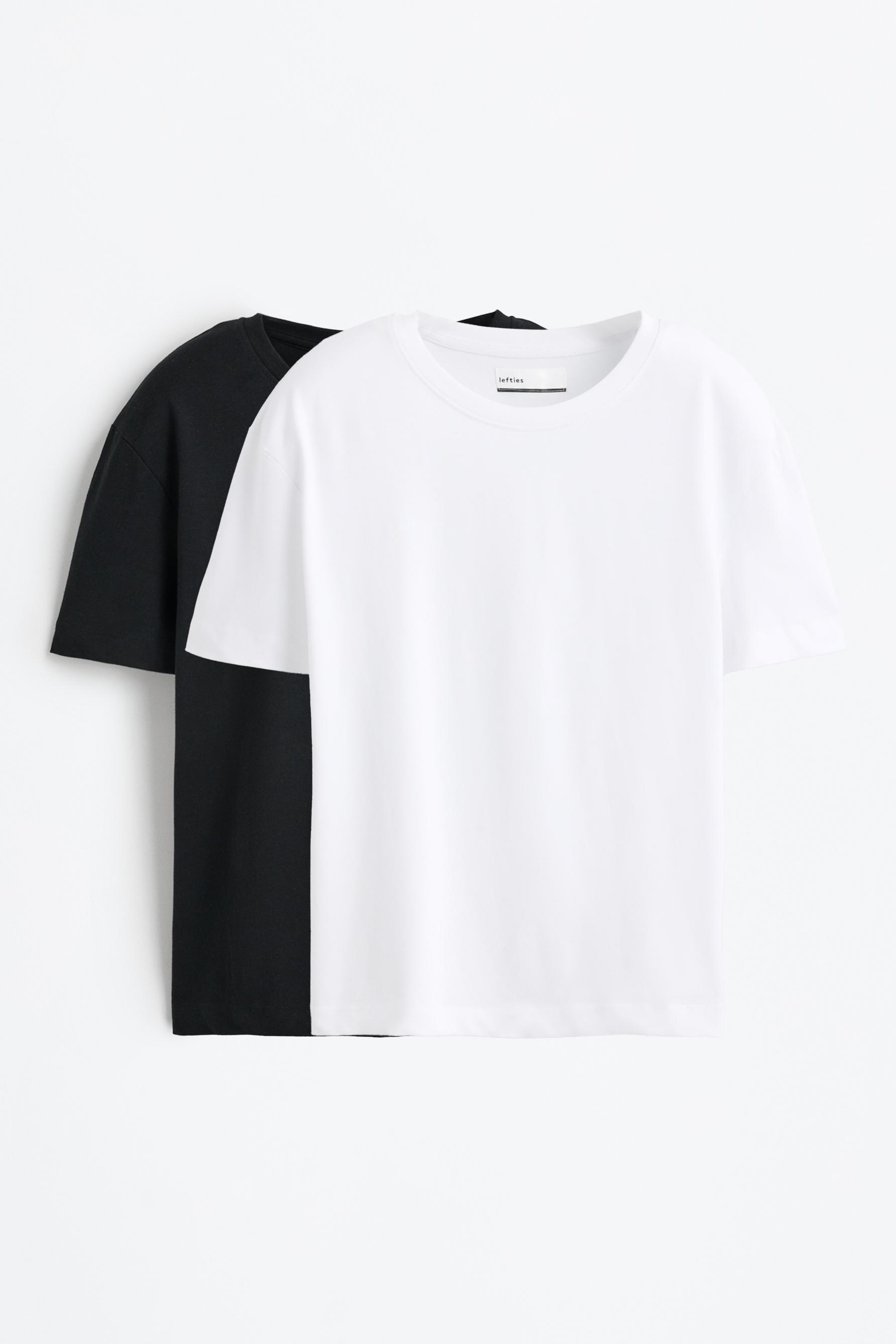 Pack 2 camisetas básicas cuello redondo