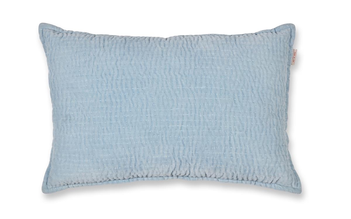 Pip Studio decoratiekussen Velvet Sky - 40x60 cm - licht blauw