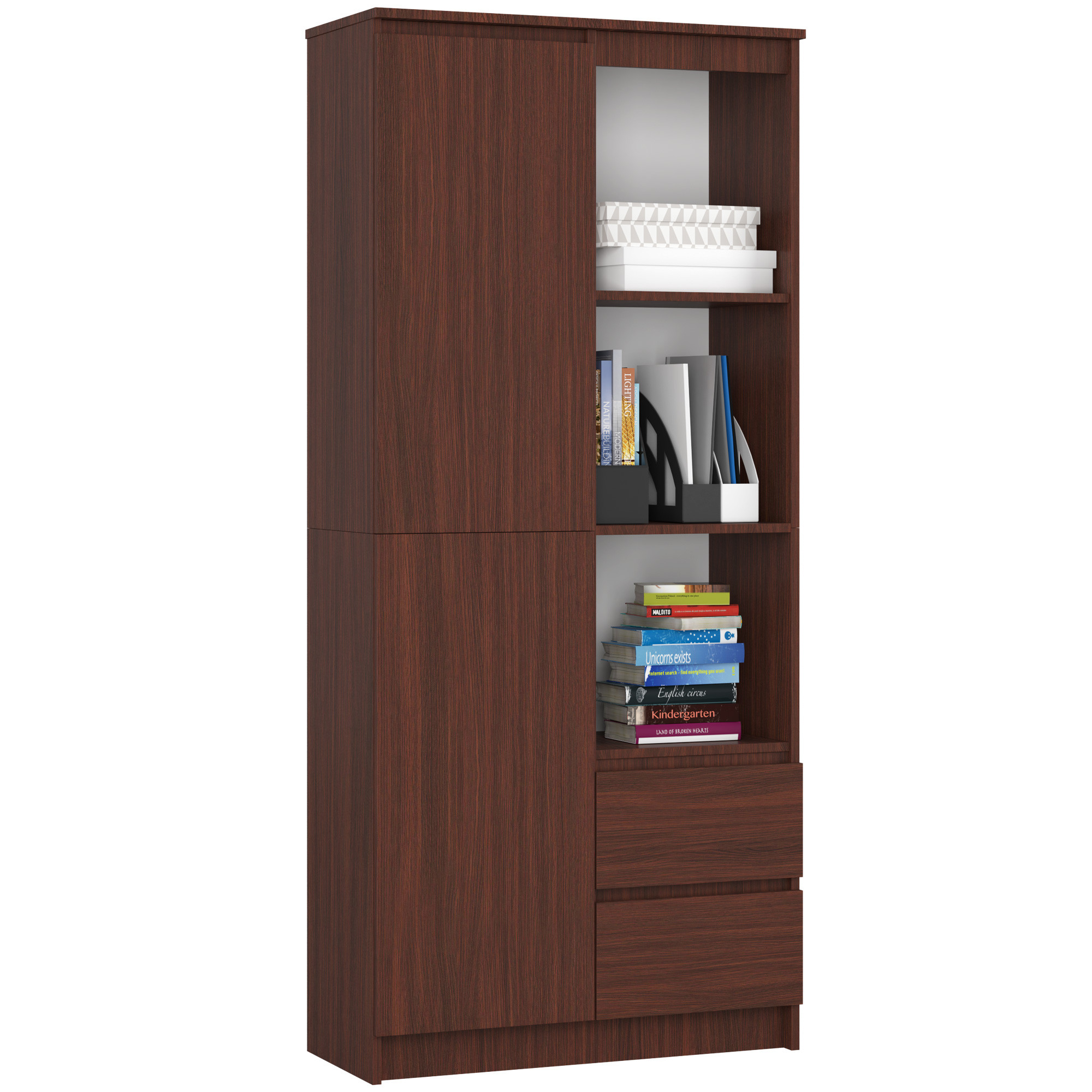 Regał R11 Wenge 80x35x180 cm