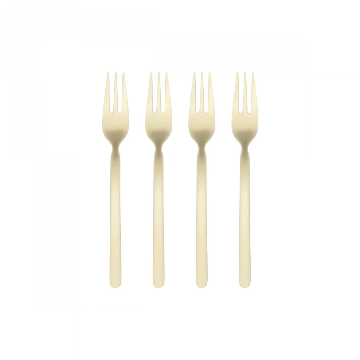 Blomus - Stella Kuchengabeln, champagne (4er-Set)