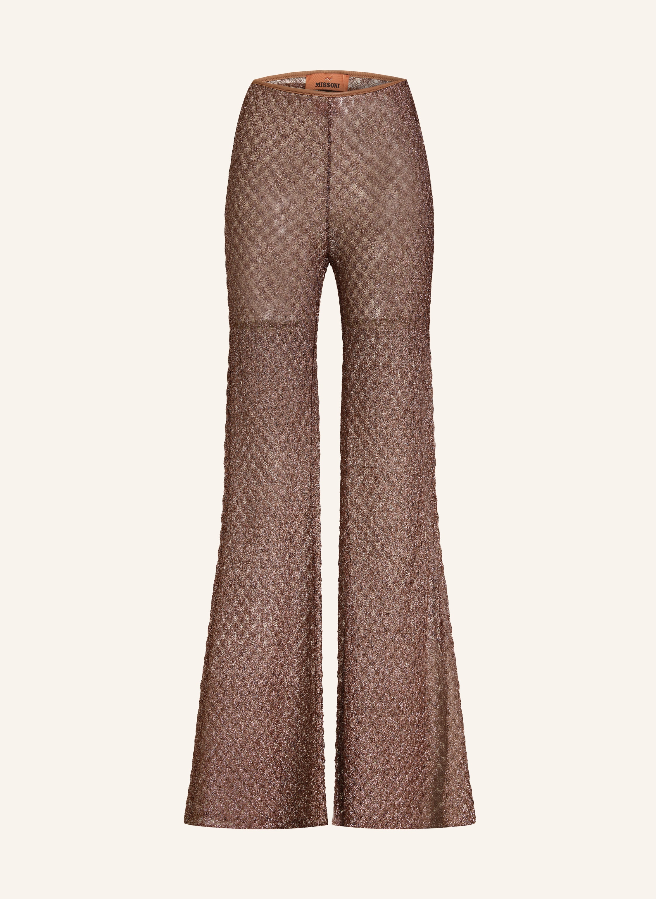 MISSONI Marlenehose mit Glitzergarn