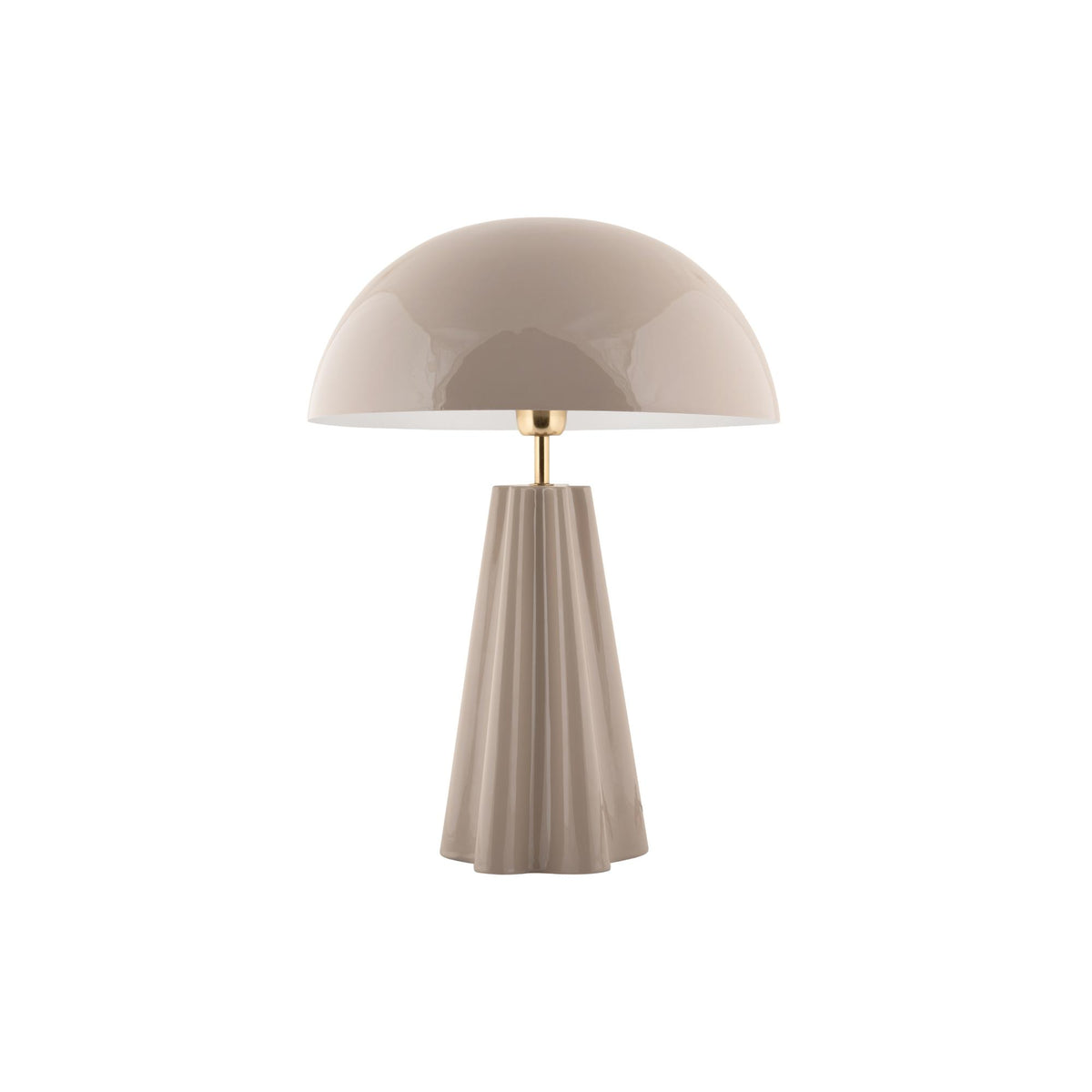 Leitmotiv tafellamp Amplio XL - grijs - 30x30x56cm - Paddenstoellamp