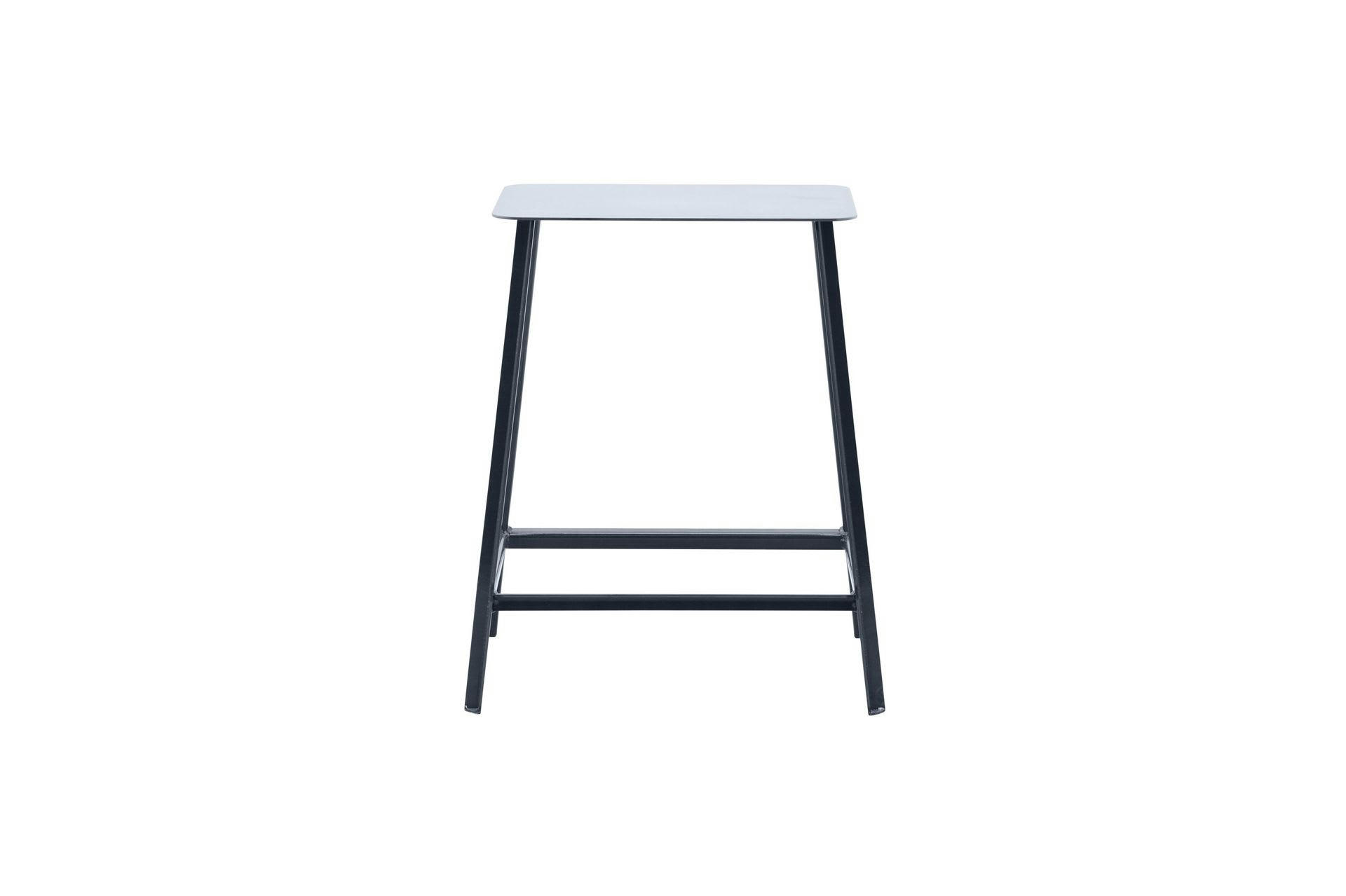 RAG - Tabouret en métal gris