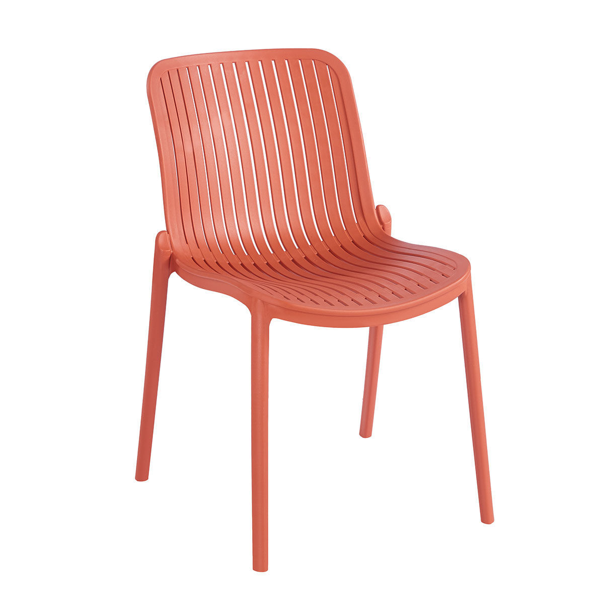 Cadeira BARI laranja sem braços