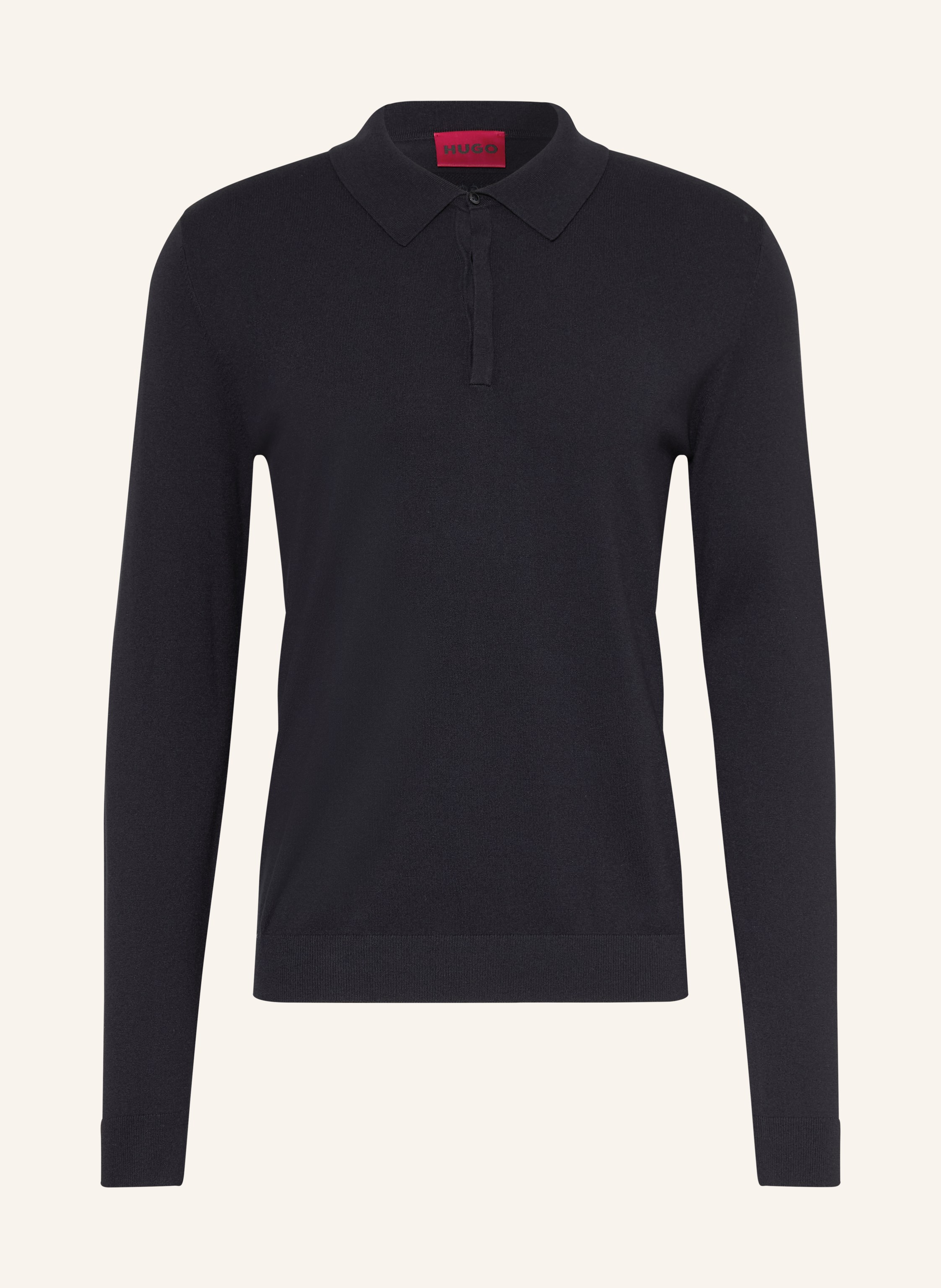HUGO Strick-Poloshirt SAN PIPPO Slim Fit