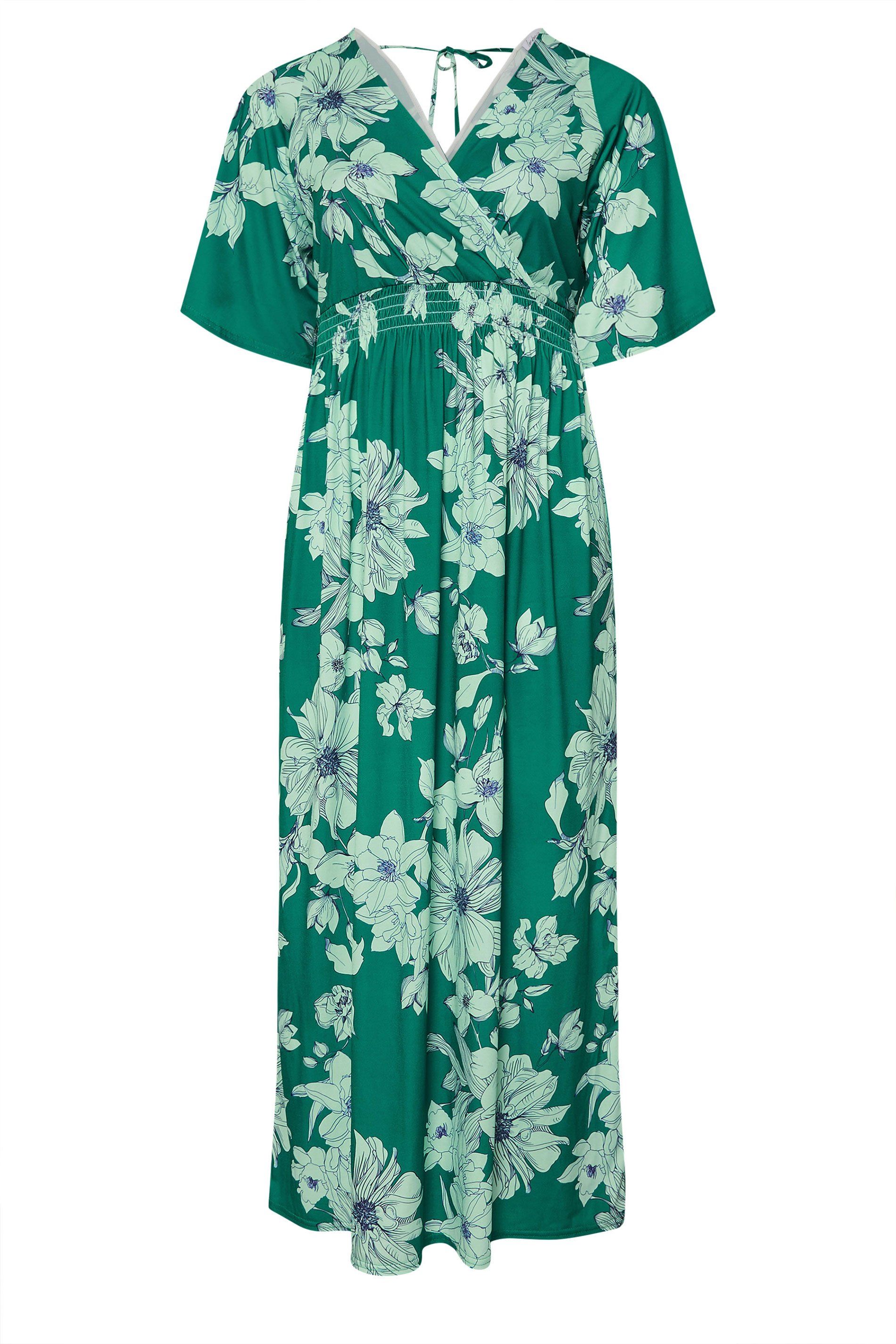 Yours Floral Print Maxi Dress