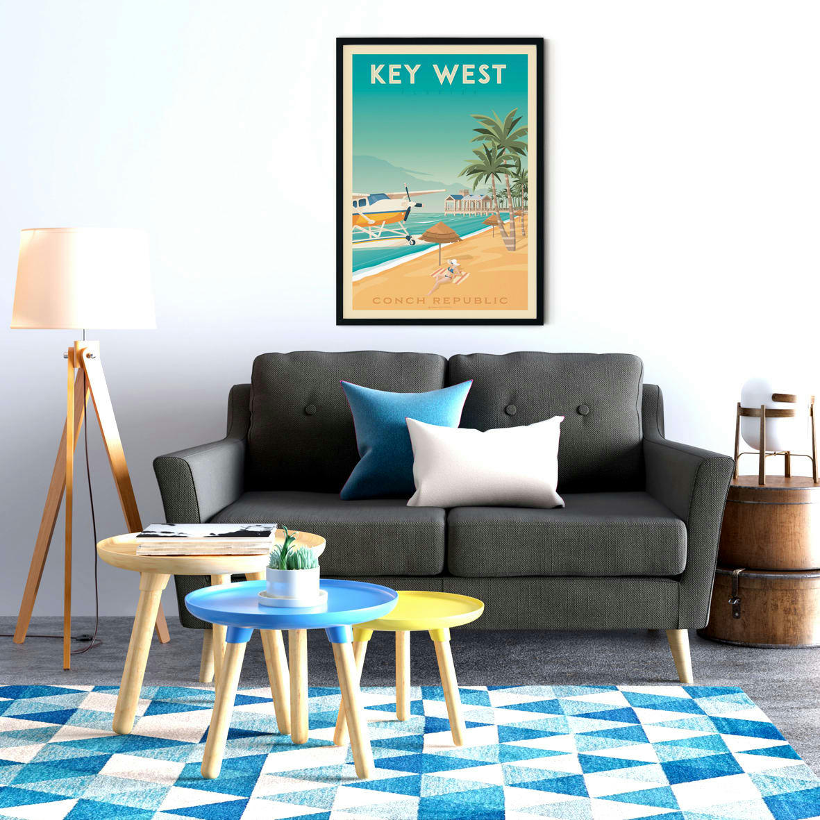 - Affiche Key West  50x70 cm