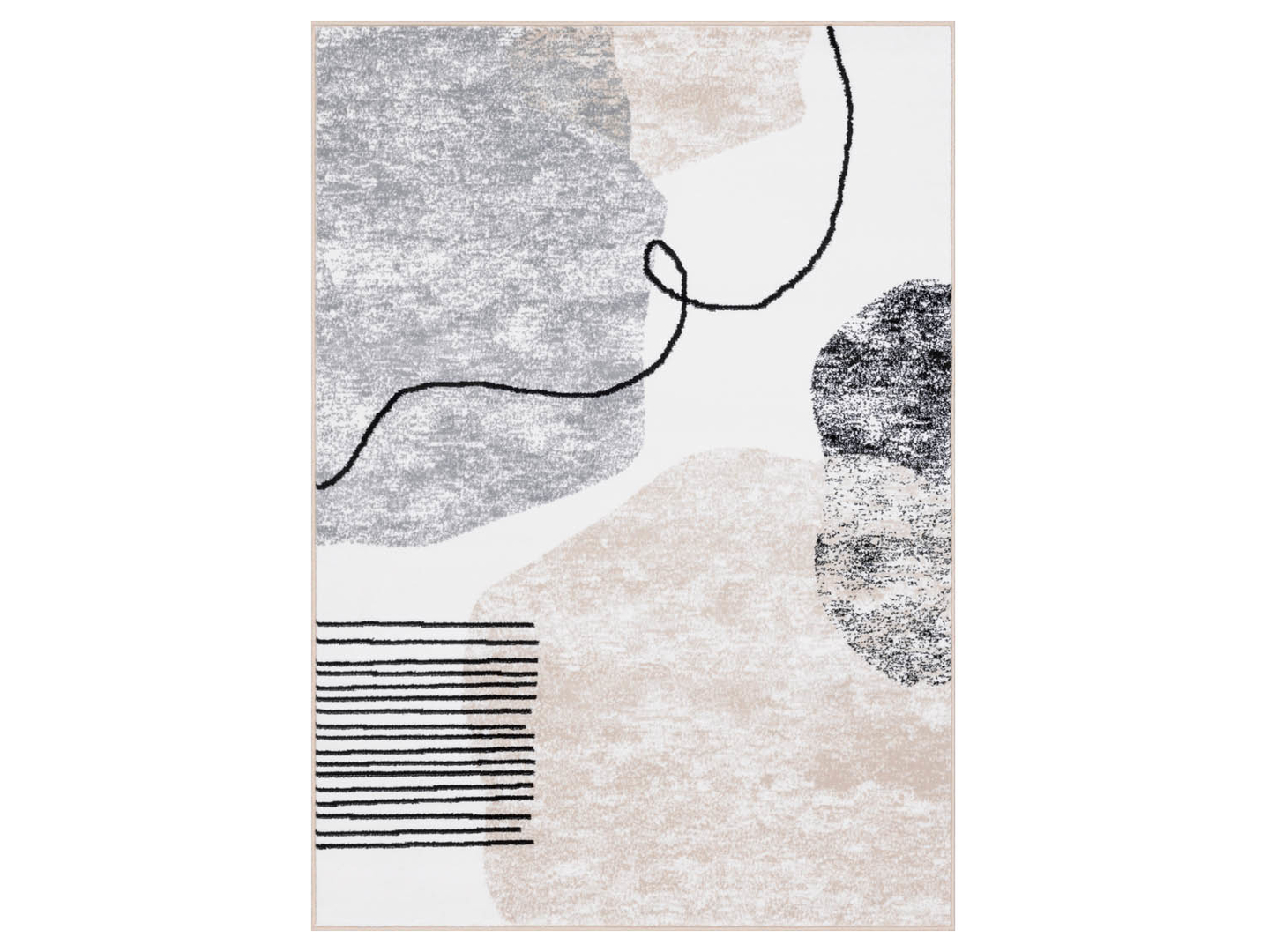 Dywan Lida Moderno 133x190 cm beżowy