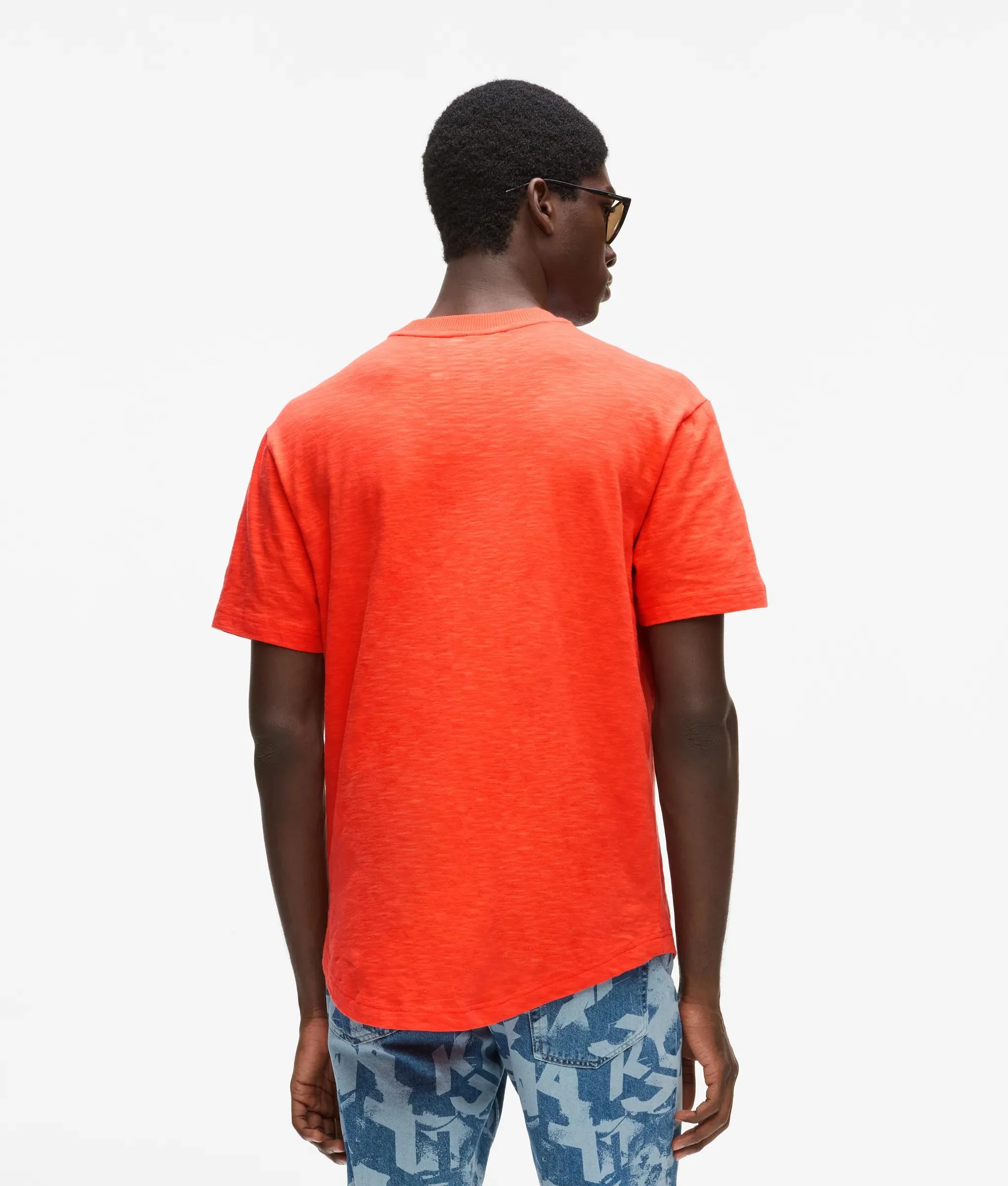 T-shirt avec ourlet arrondi