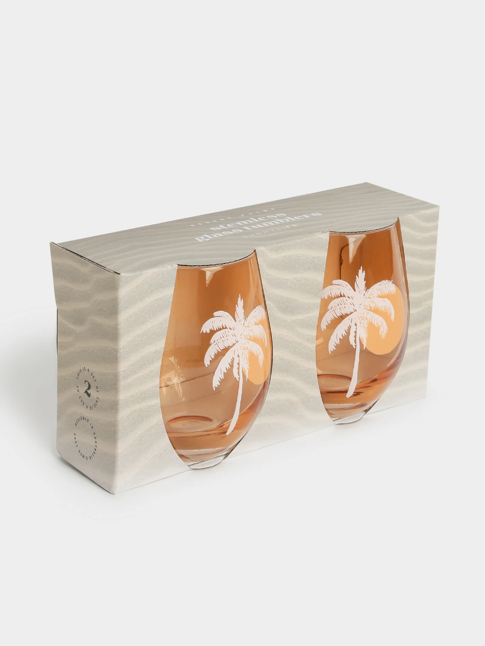 Cheers Stemless Glass Tumblers