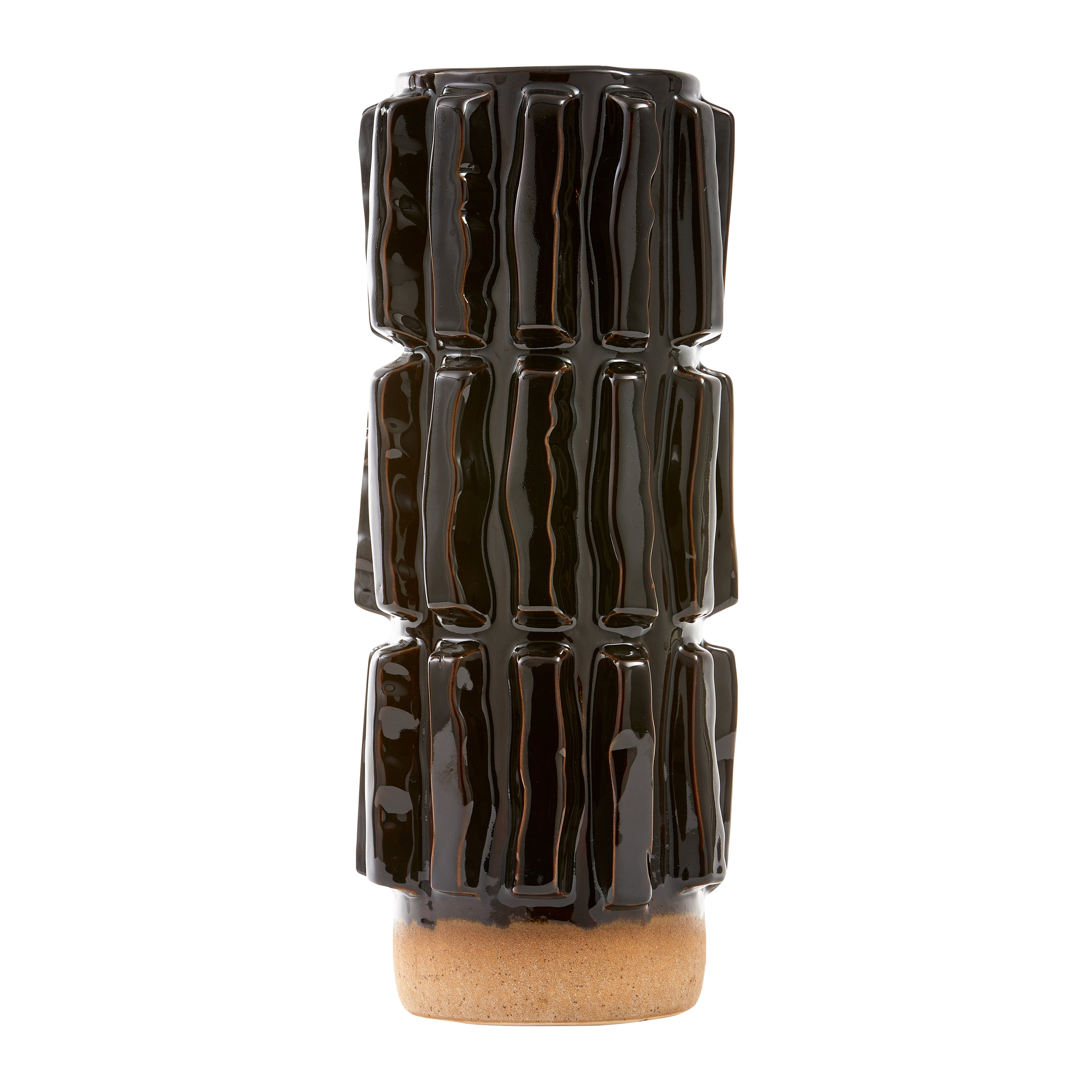 POLSPOTTEN Structure Vaas - L - Donkerbruin