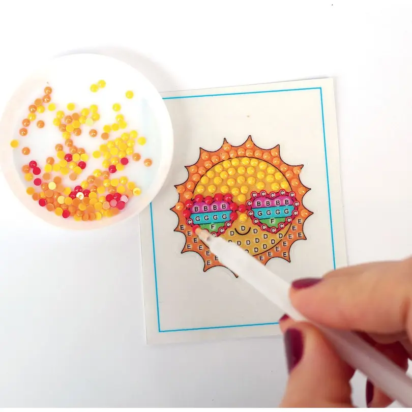 Sticker Set bestehend aus verschiedenen Artikeln Kreativ