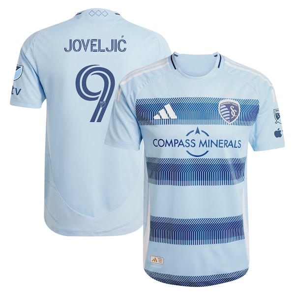 Dejan Joveljic Sporting Kansas City adidas 2025 One KC Authentic Player Jersey - Light Blue