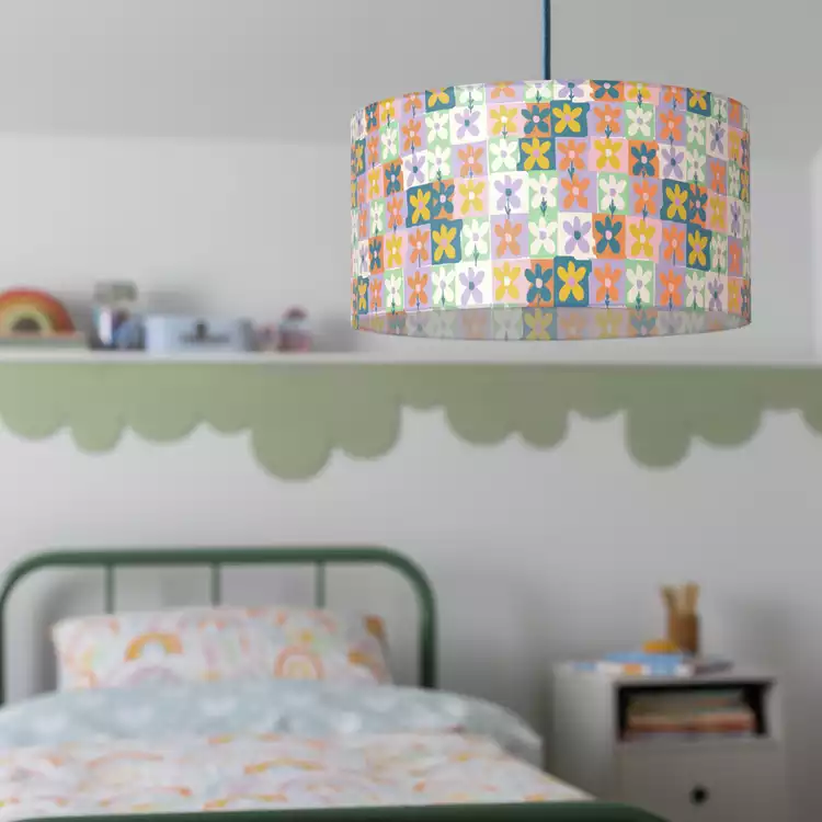 Habitat Floral Print Easy Fit Lampshade - 25cm
