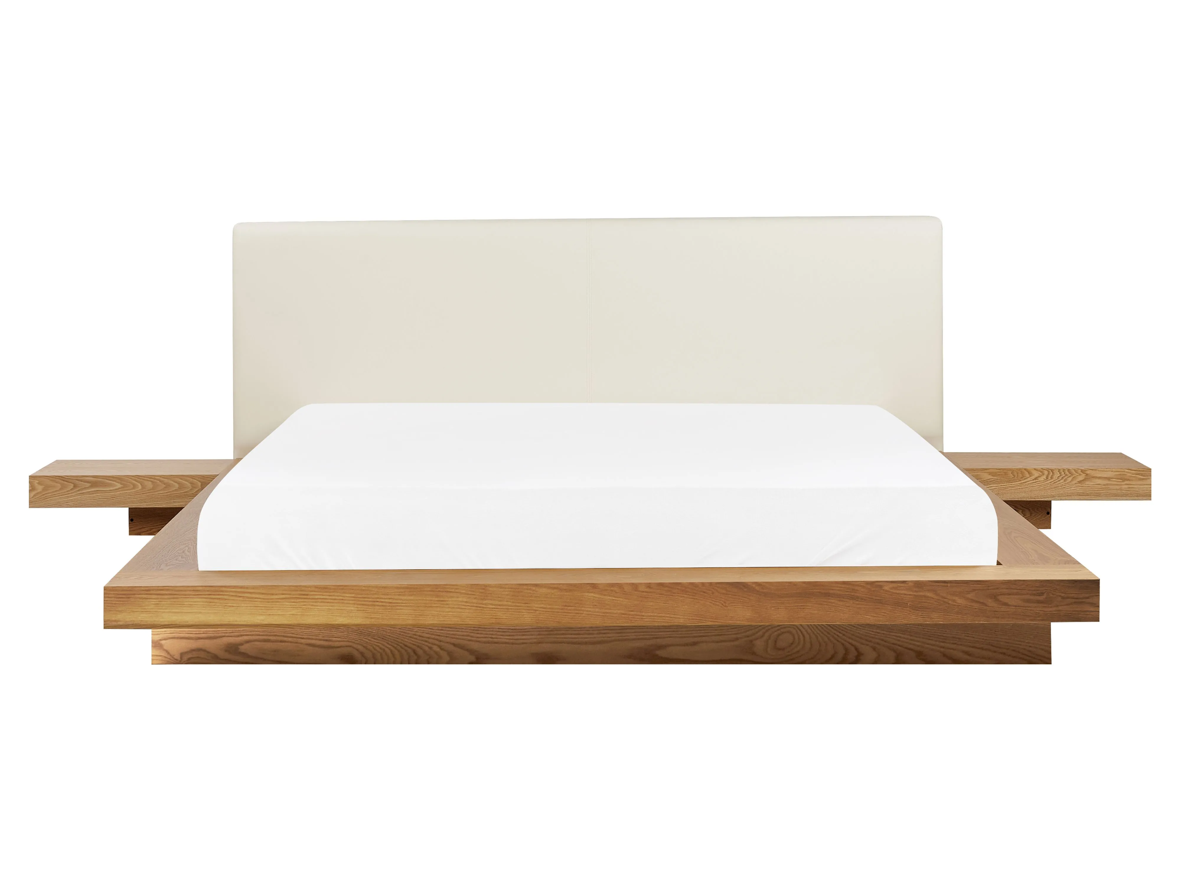 Bed ZEN 160 x 200 cm (EU King Size) Natural Ash Wood