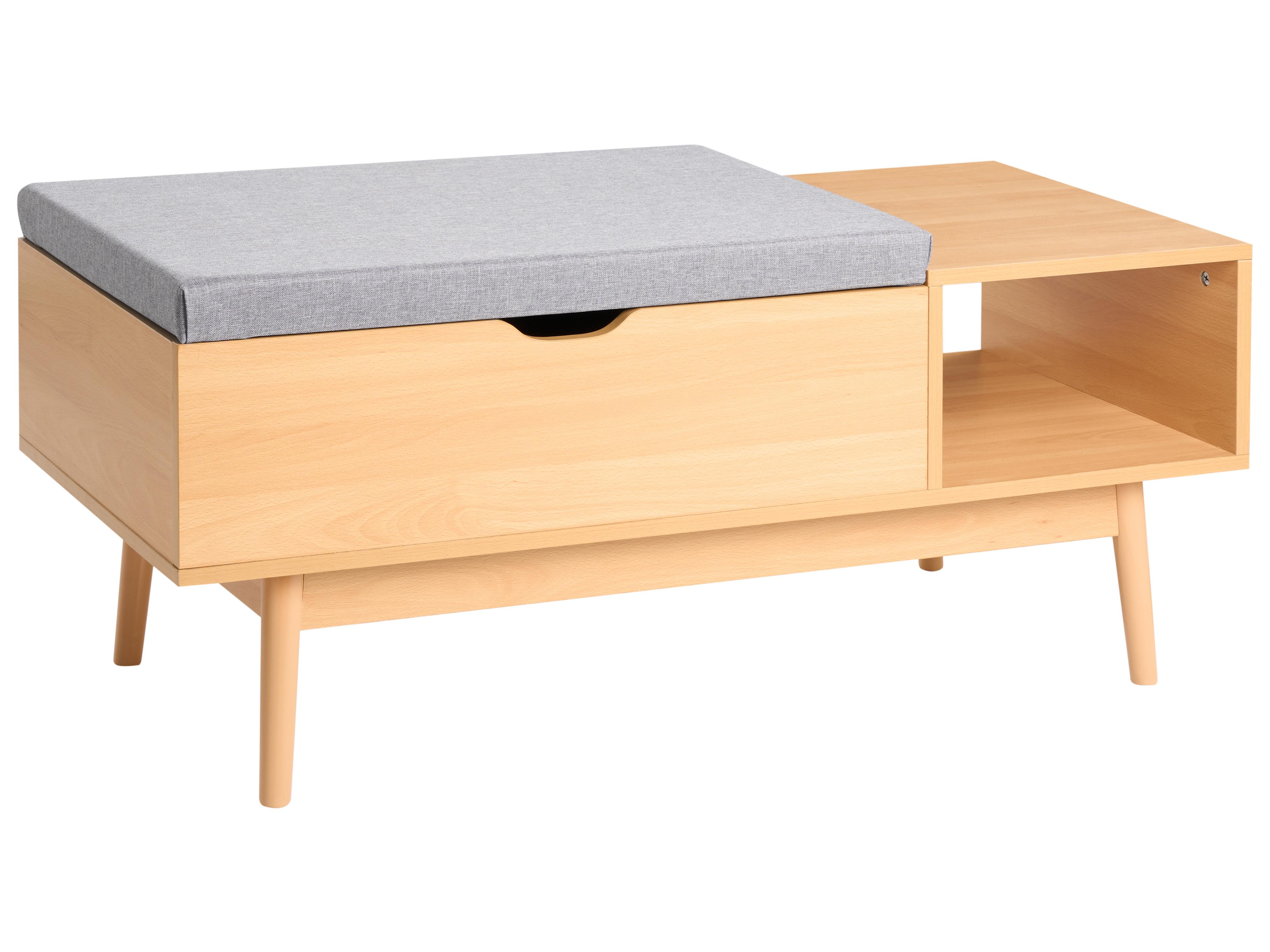 Shoe Bench BOURKE Light Brown