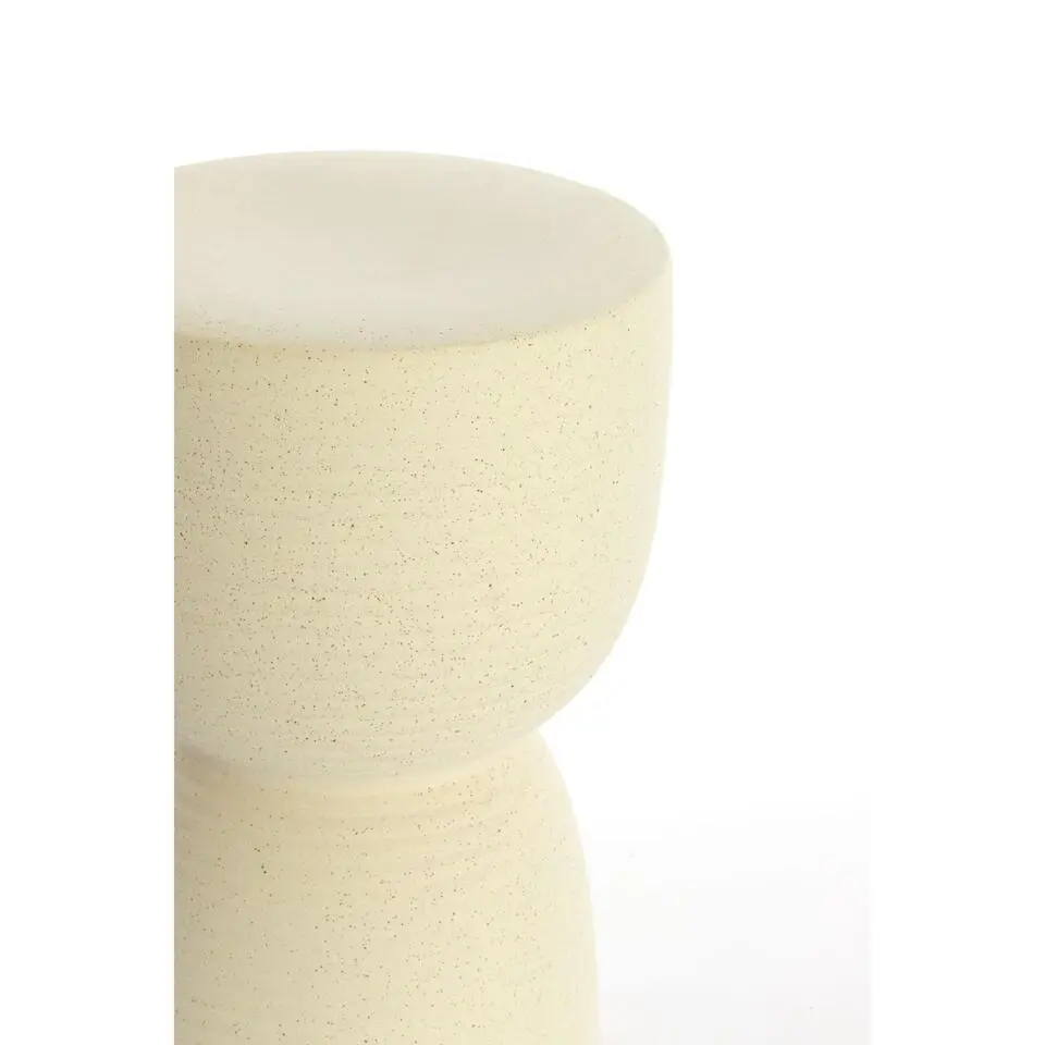 Bijzettafel Finca - Wit - 28.5x28.5x42cm