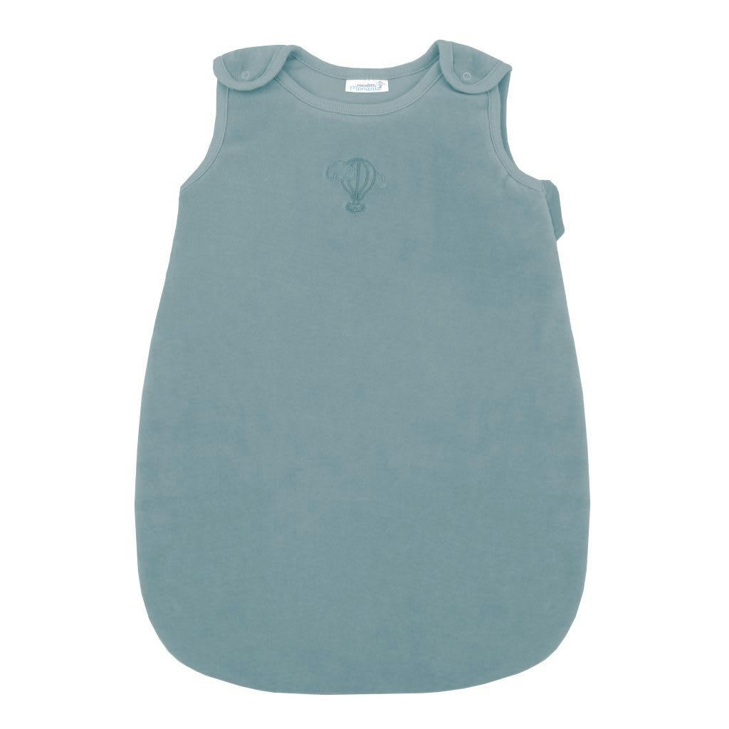 - Gigoteuse Velours 0-3 mois 100% Coton Bio couleur Forêt