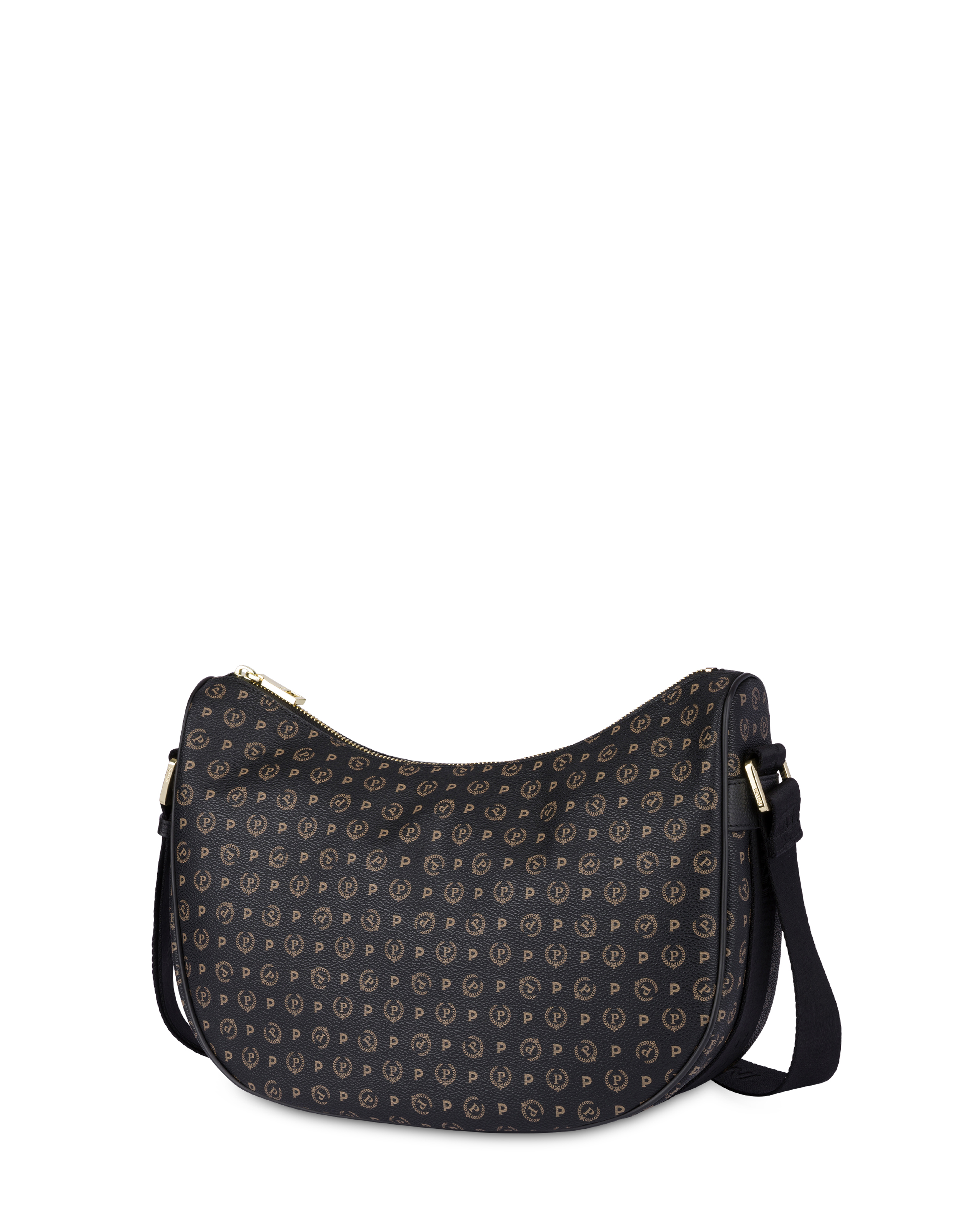 Hobo Bag Heritage Pvc Nero/nero