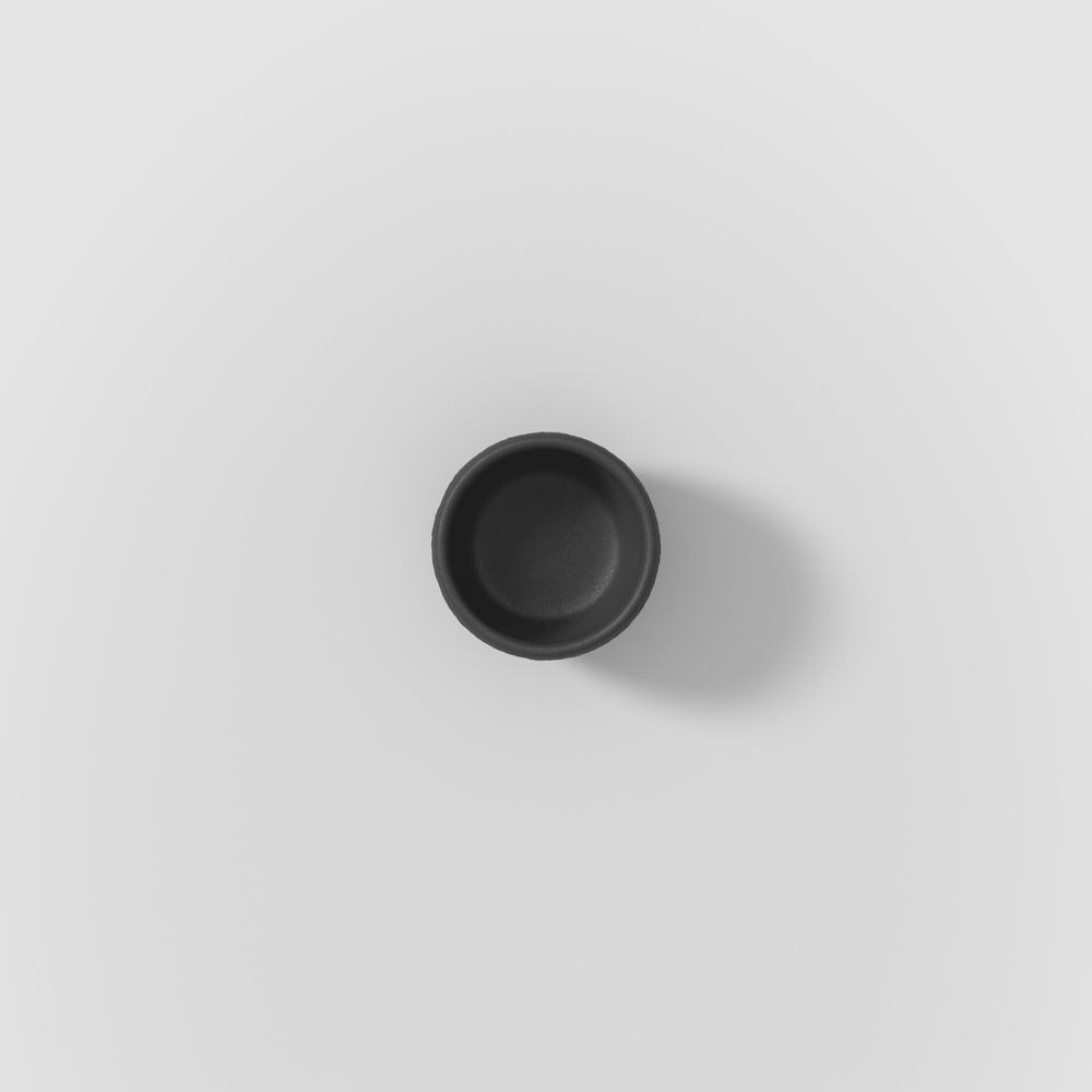 Manufacture Egg cup - Black, Premium Porcelain