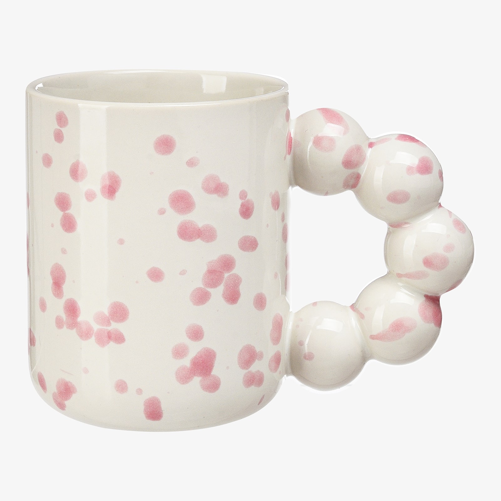 Tasse Spots Pink,B 80 x H 100 x T 80 mm