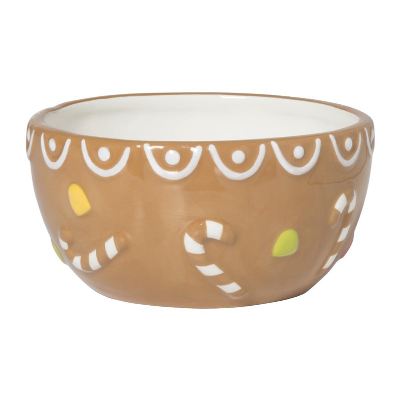 Serveerschaaltje gingerbread - bruin - &Oslash;14x6.9 cm