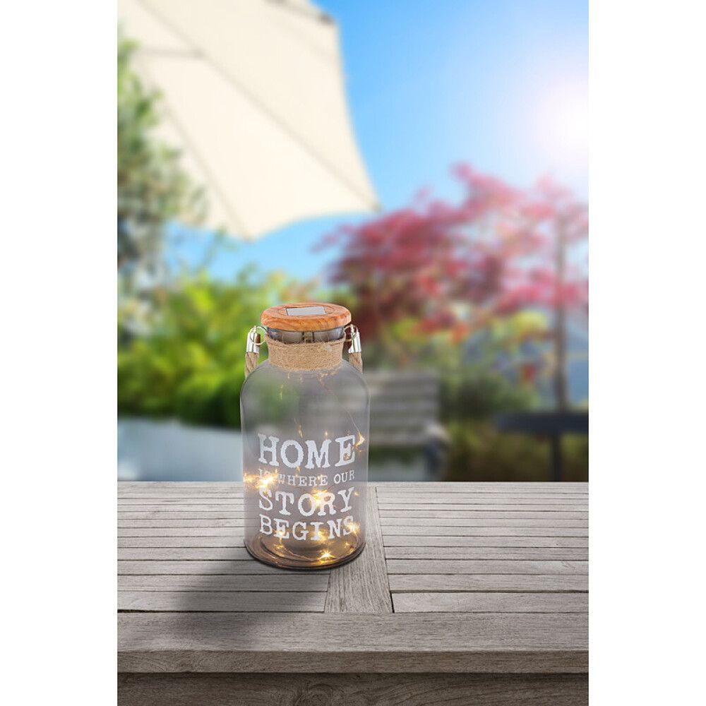 SOLCELLELAMPE GLOBO GLASSBOKS HOME
