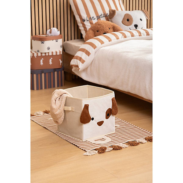 Paniers Joey beige 29x29cm - Atmosphera