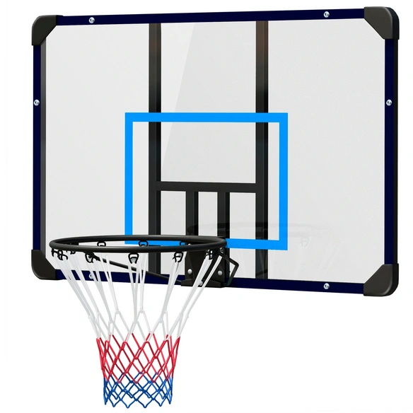 Basketballkorb, LxBxH: 113x61x73 cm, schwarz/blau
