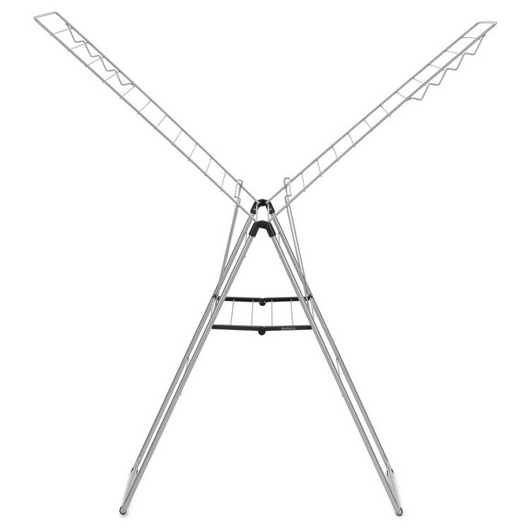 Brabantia 25m Hang On Clothes Airer - Metallic Grey