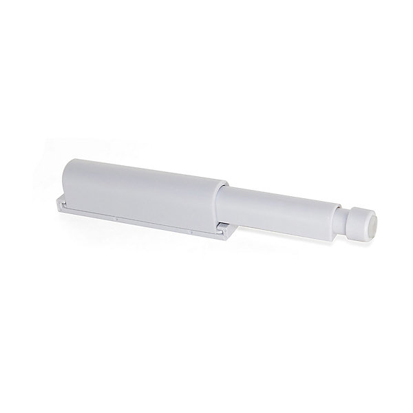 Emuca Lot de 10 serrures de porte à visser sur meubles Push Latch, plastique, gris