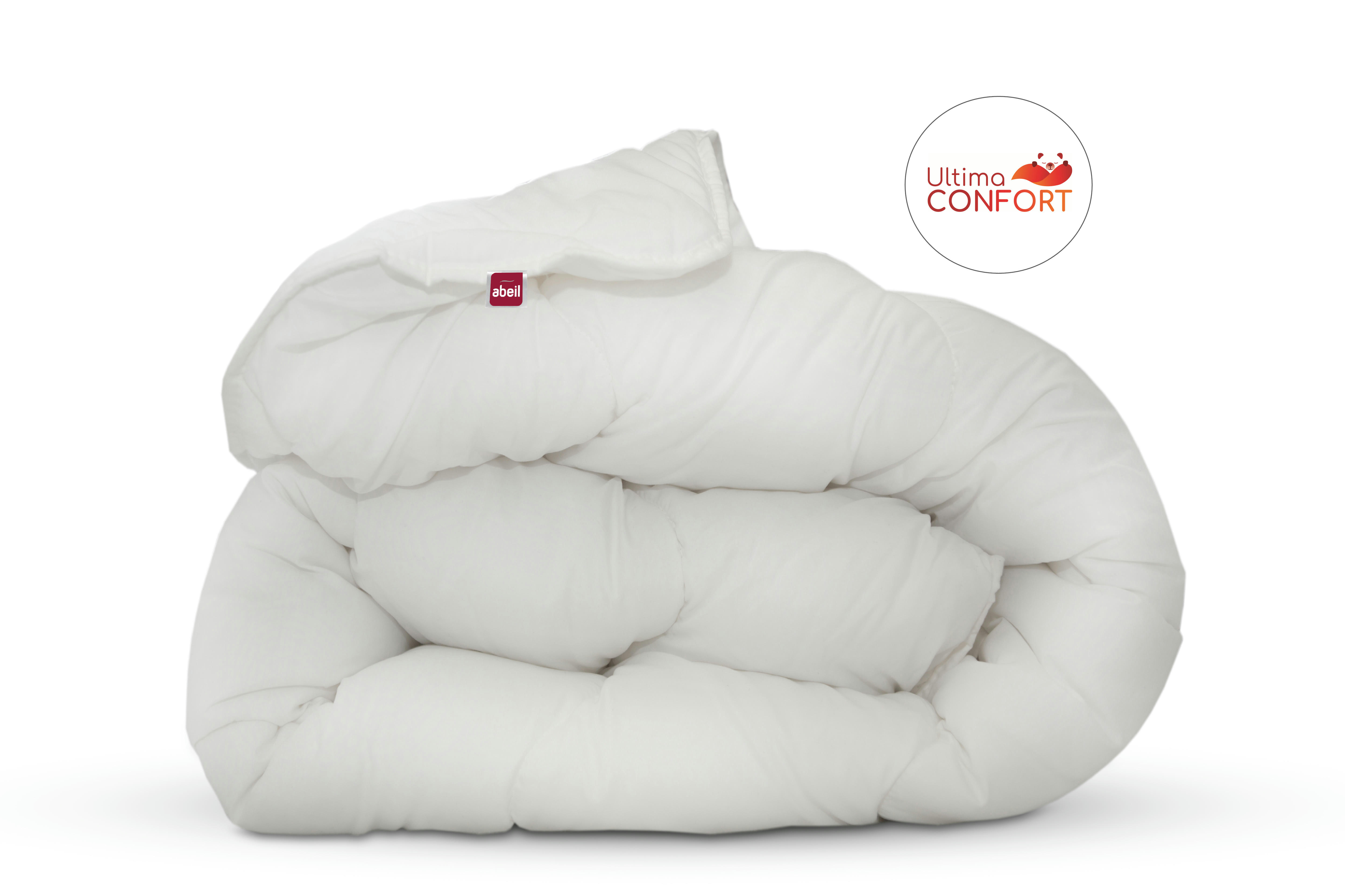 ULTIMA CONFORT® - Couette très chaude 220 x 240 cm polyester blanc