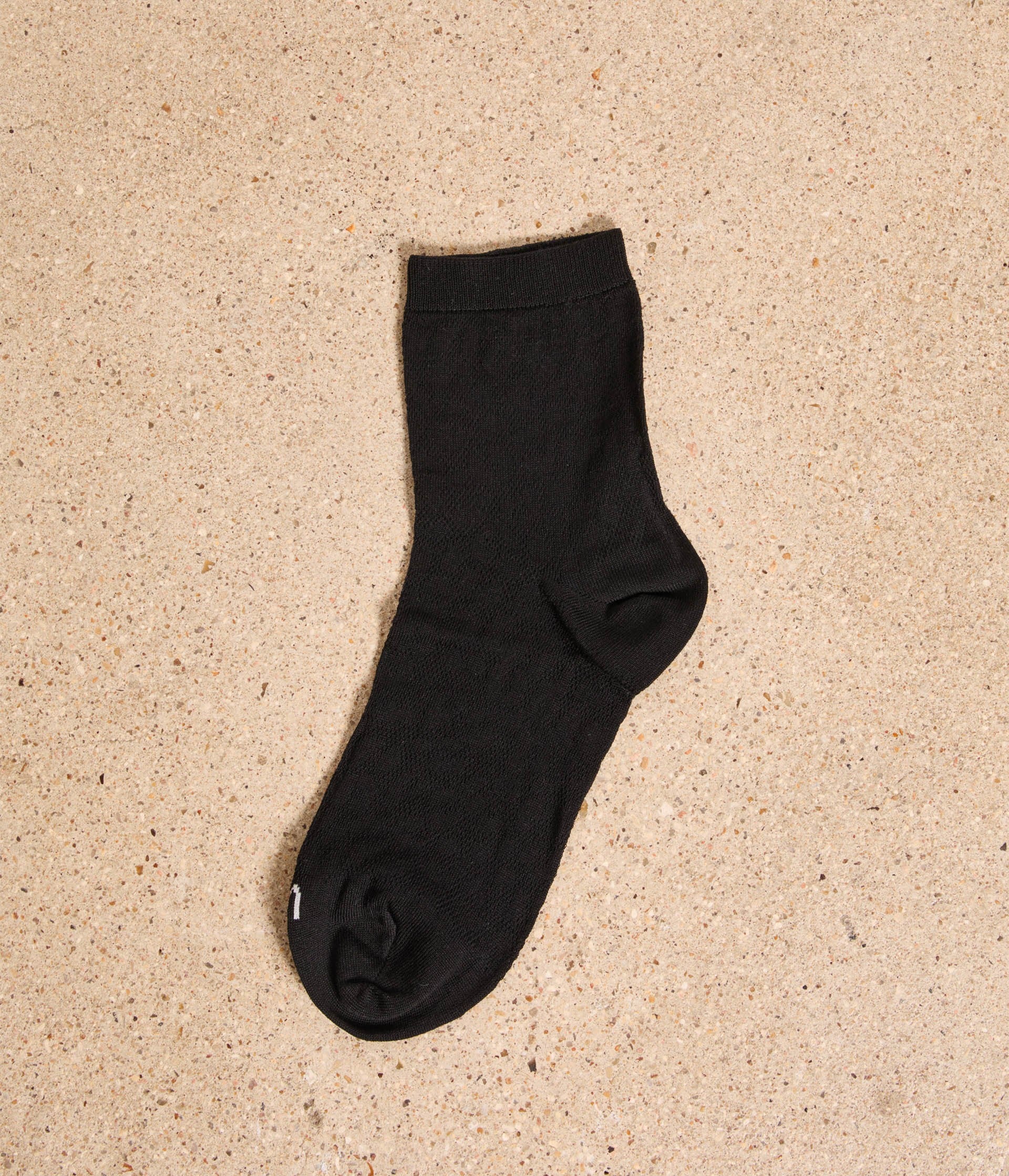 Chaussettes noires léopard Rina