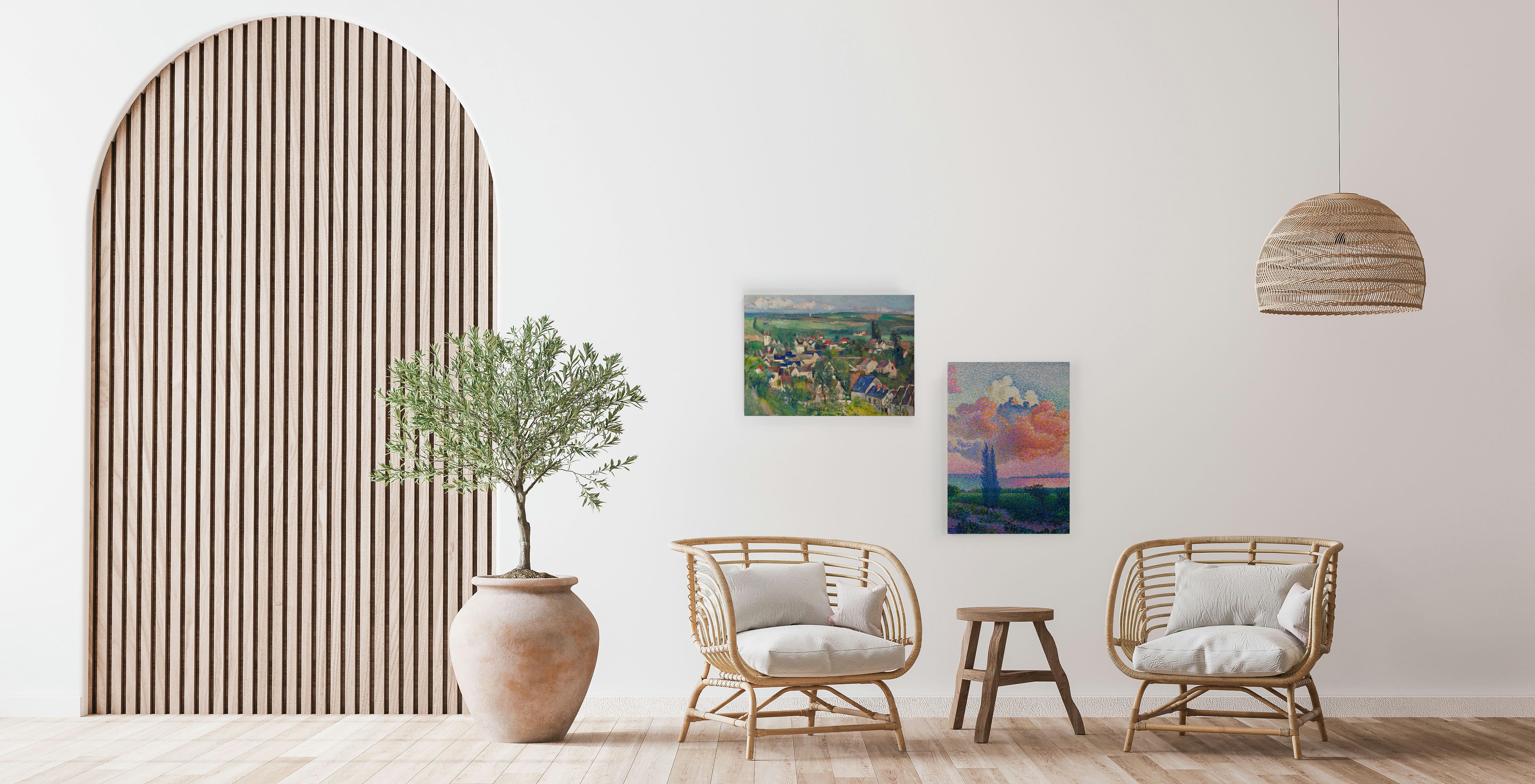 PANORAMIC - Peinture sur toile 60x40 imprimé HD panoramique