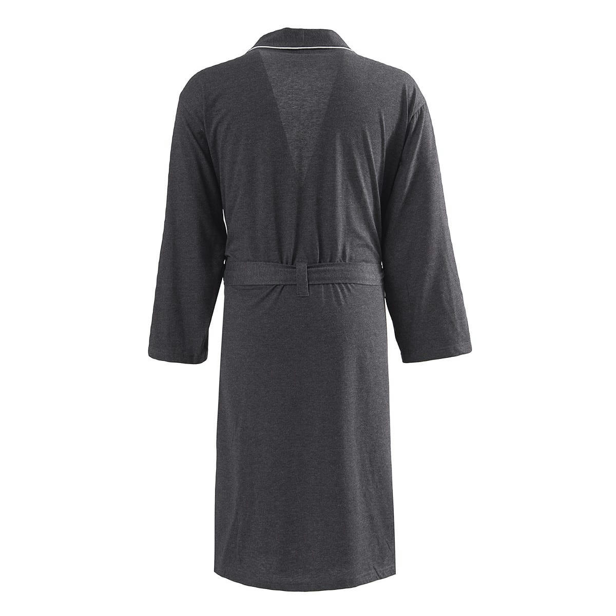 SASHA - Robe de chambre chambray homme  carbone S