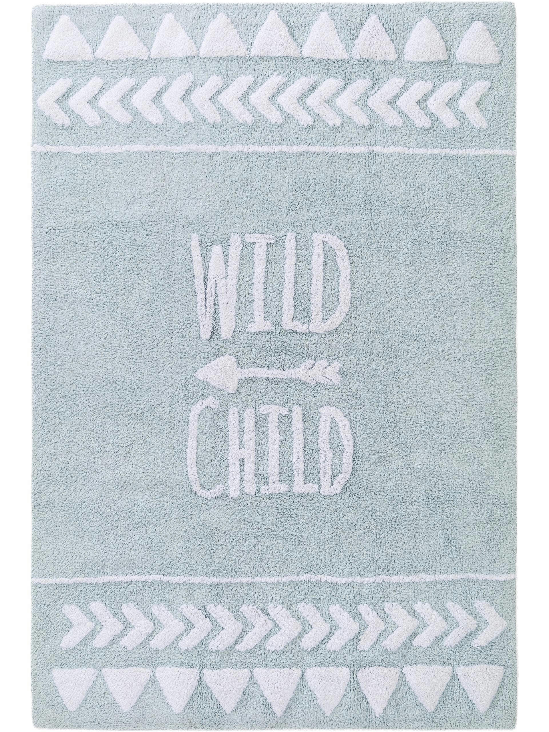 INKA - Tapis lavables pour enfants bleu clair 120x180