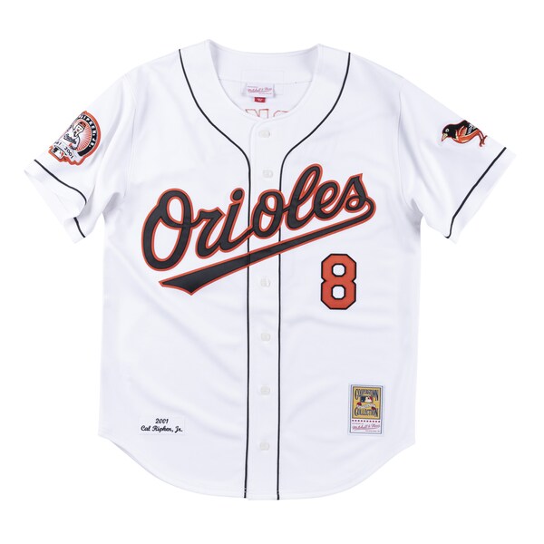 Cal Ripken Jr. Baltimore Orioles Cooperstown Collection 2001 Authentic Player Jersey - White