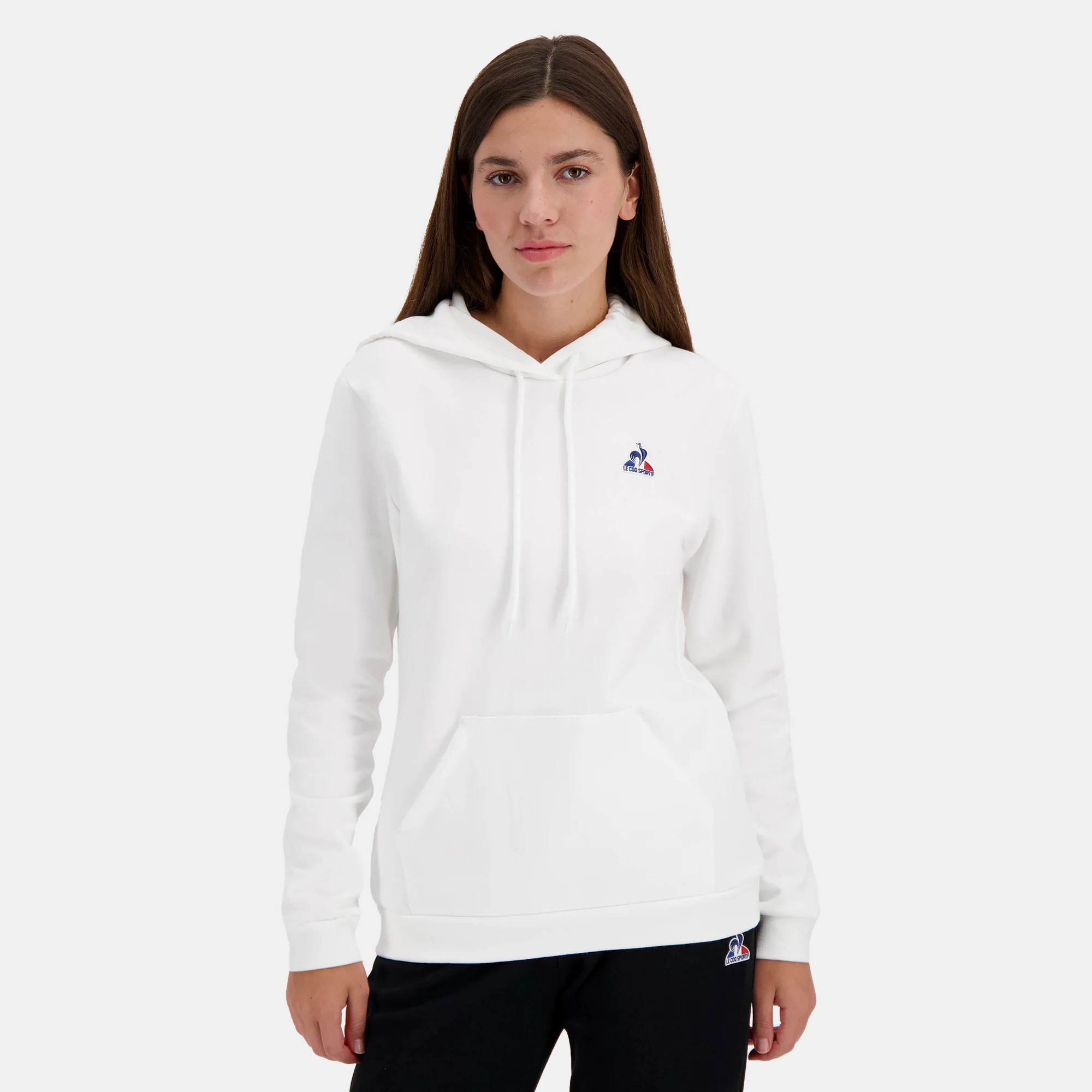 Sweat à capuche Essentiel double face avec badge logo brodé