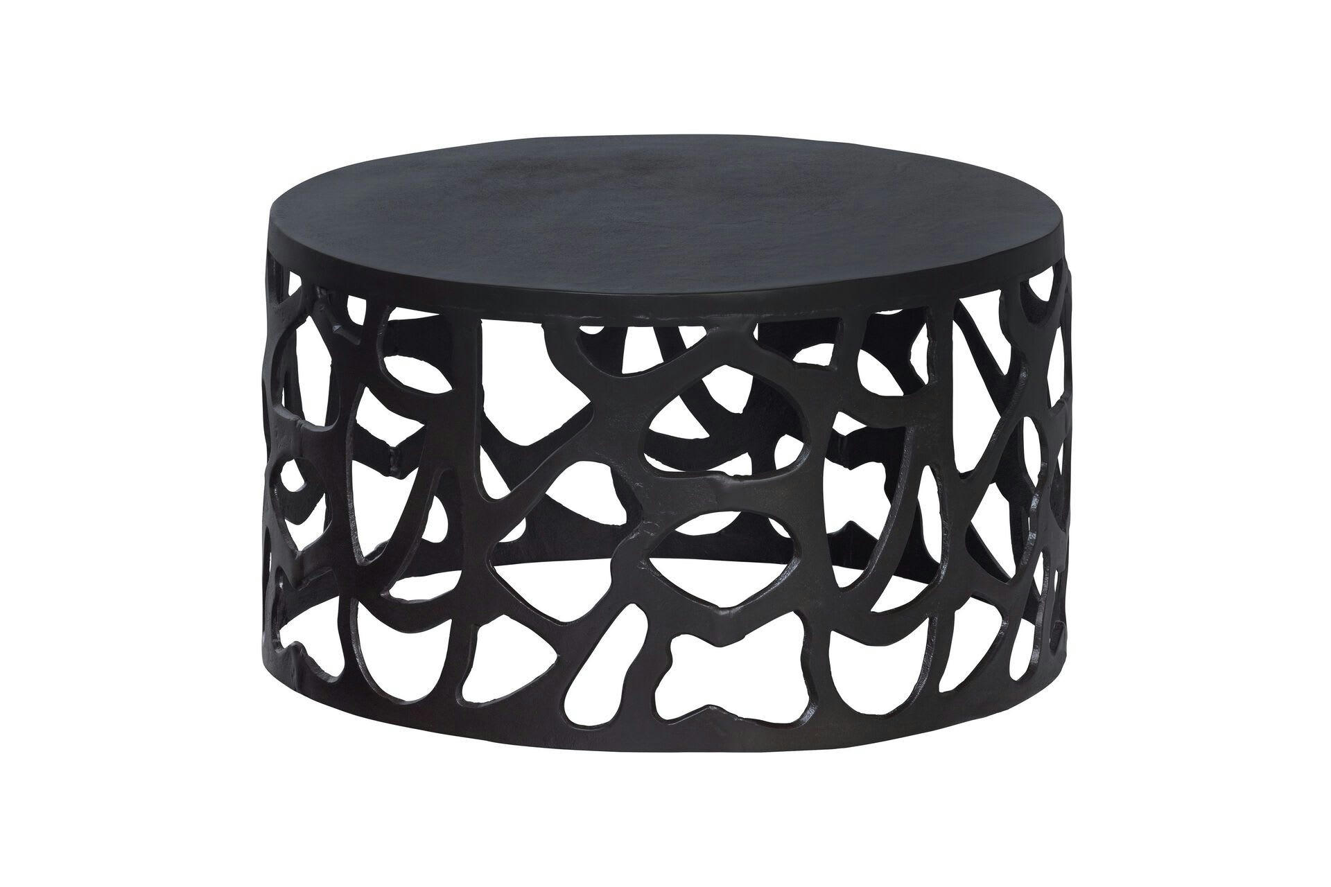 0 - Table basse en métal noir