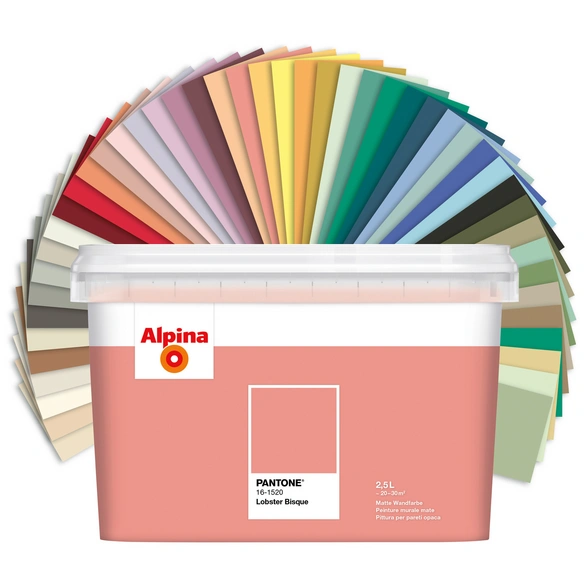 Wandfarbe »PANTONE«, Mocha Mousse, matt, 2,5 l